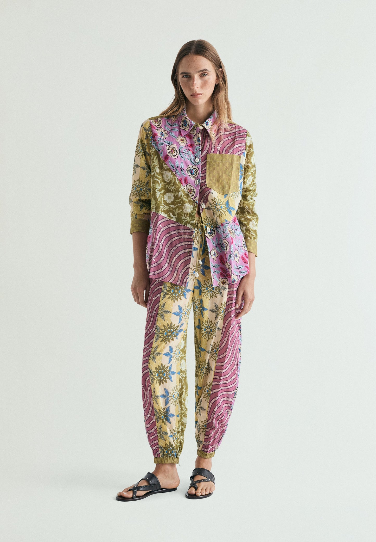 CAMISA PATCHWORK MULTICOLOR