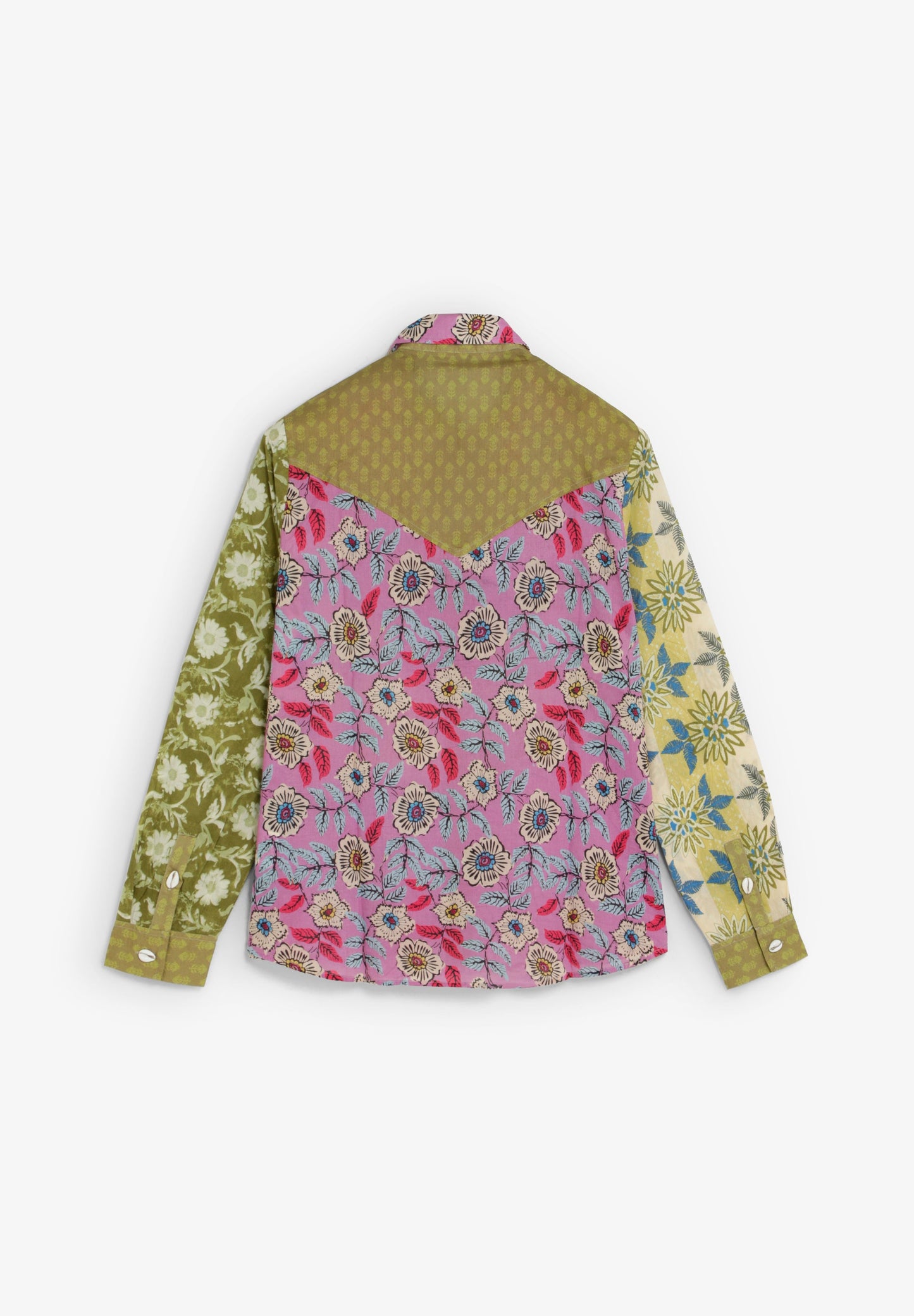 CAMISA PATCHWORK MULTICOLOR