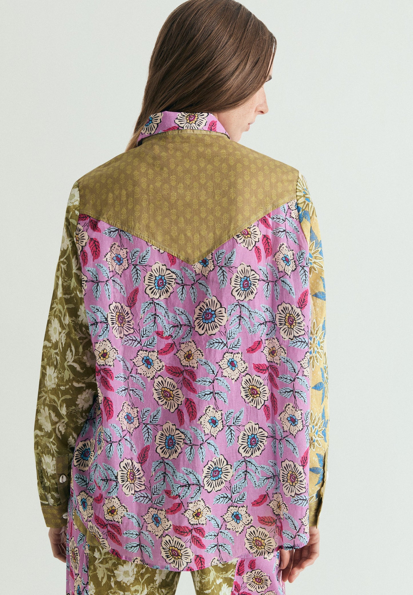 CAMISA PATCHWORK MULTICOLOR