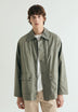 CHAQUETA ENCERADA CON SNAPS