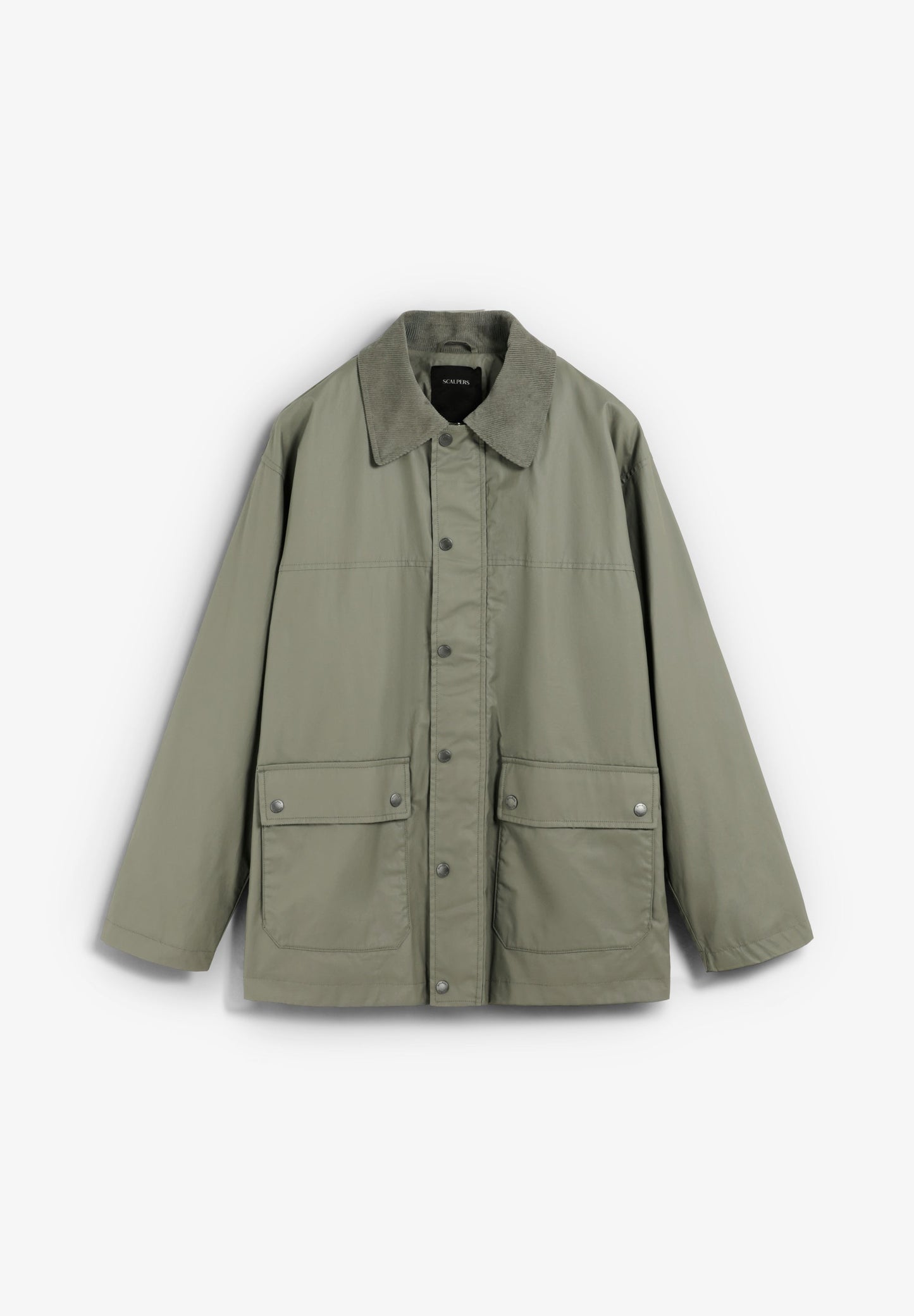 CHAQUETA ENCERADA CON SNAPS