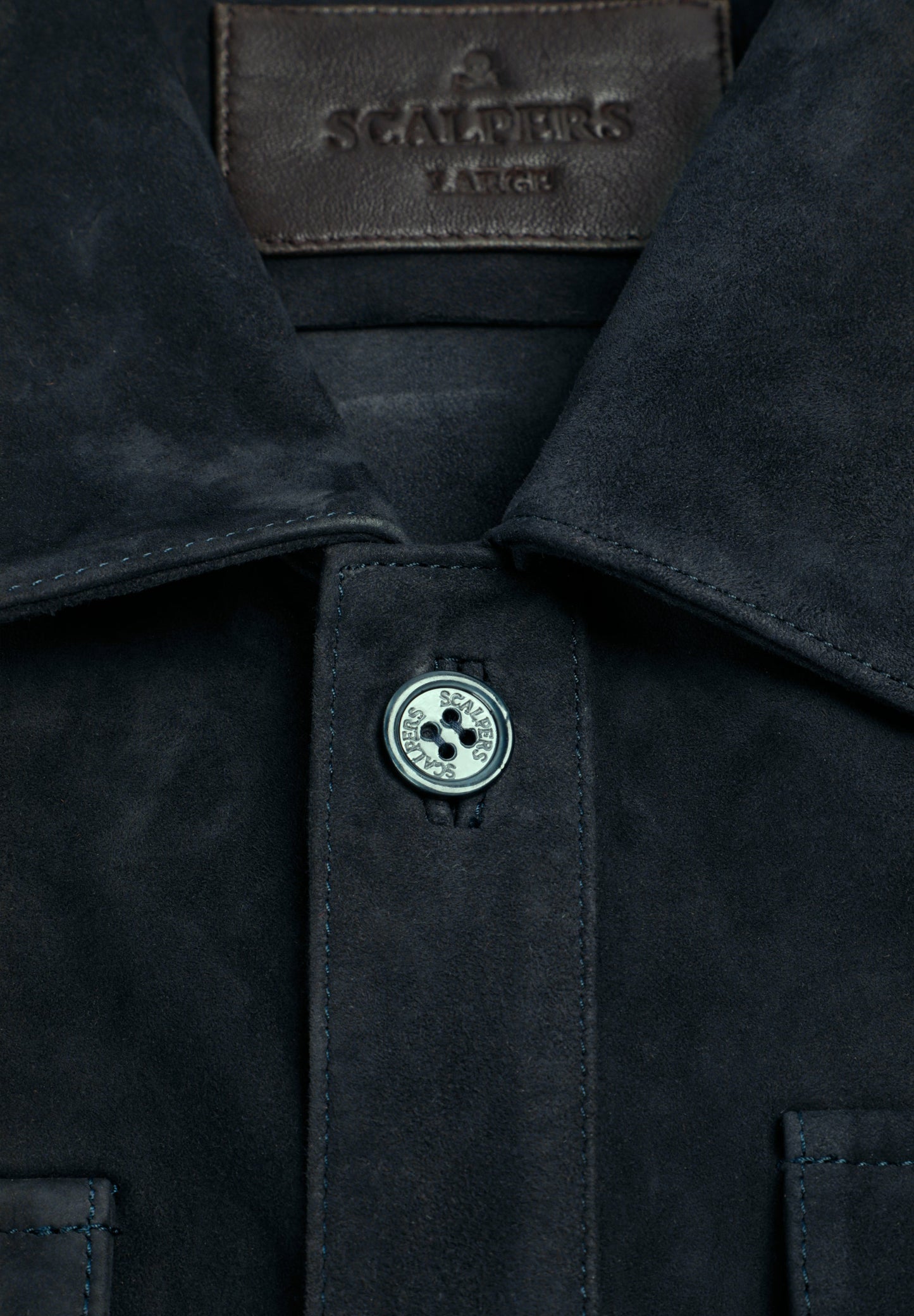 SOBRECAMISA DE ANTE CON BOLSILLOS