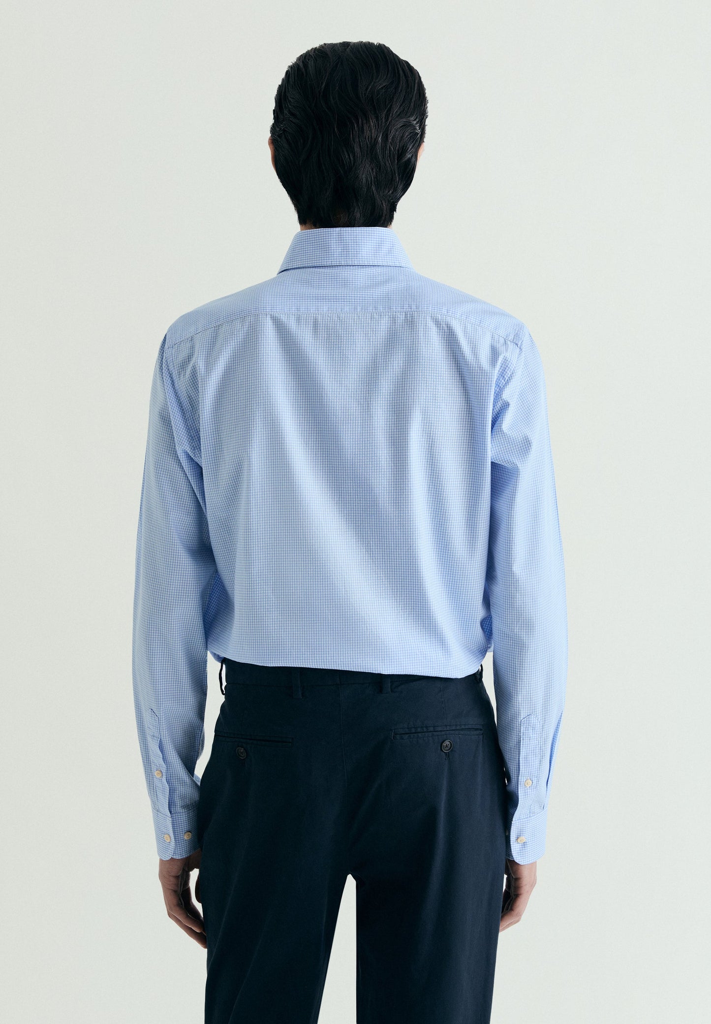 CAMISA CUADROS BORDADO CONTRASTE