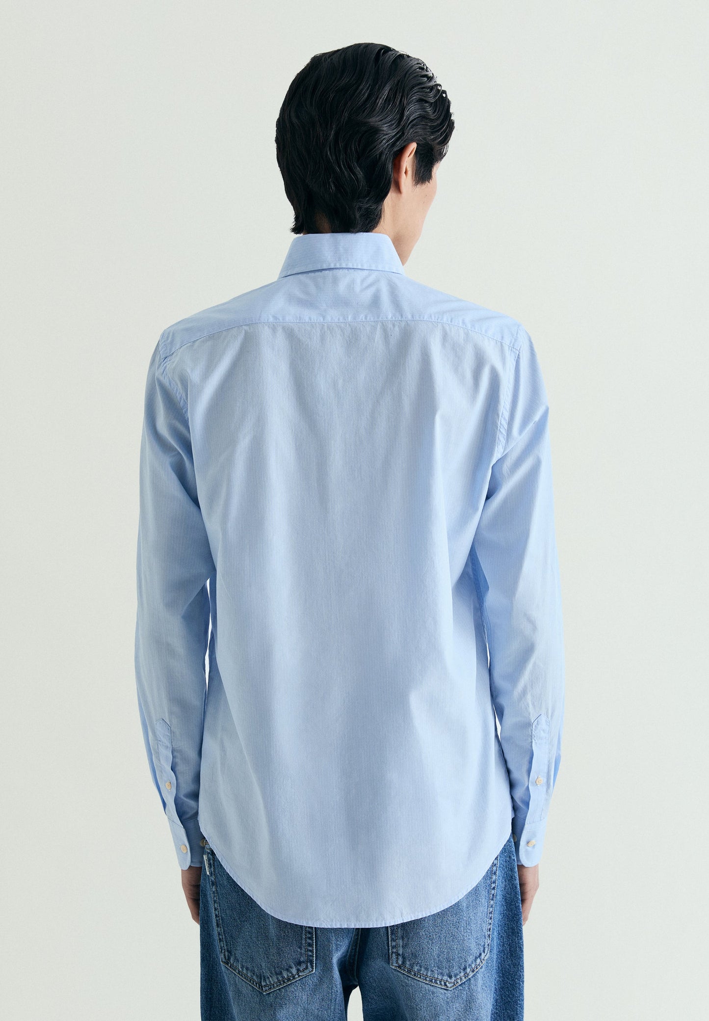 CAMISA RAYAS BORDADO CONTRASTE