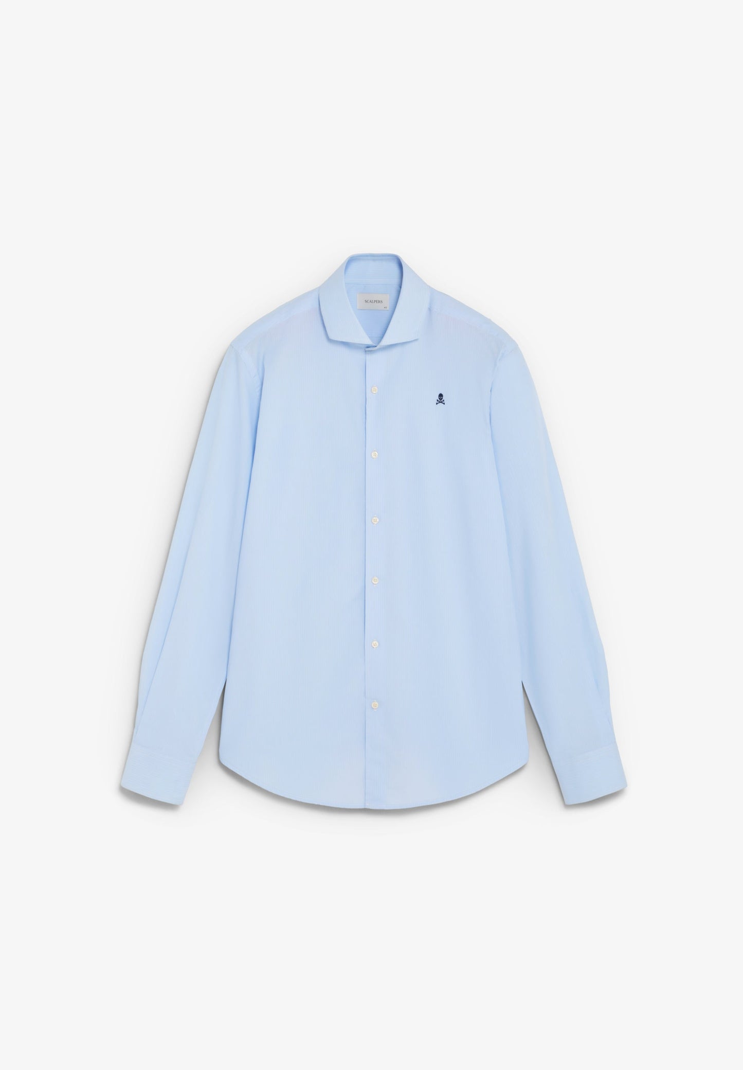 CAMISA RAYAS BORDADO CONTRASTE