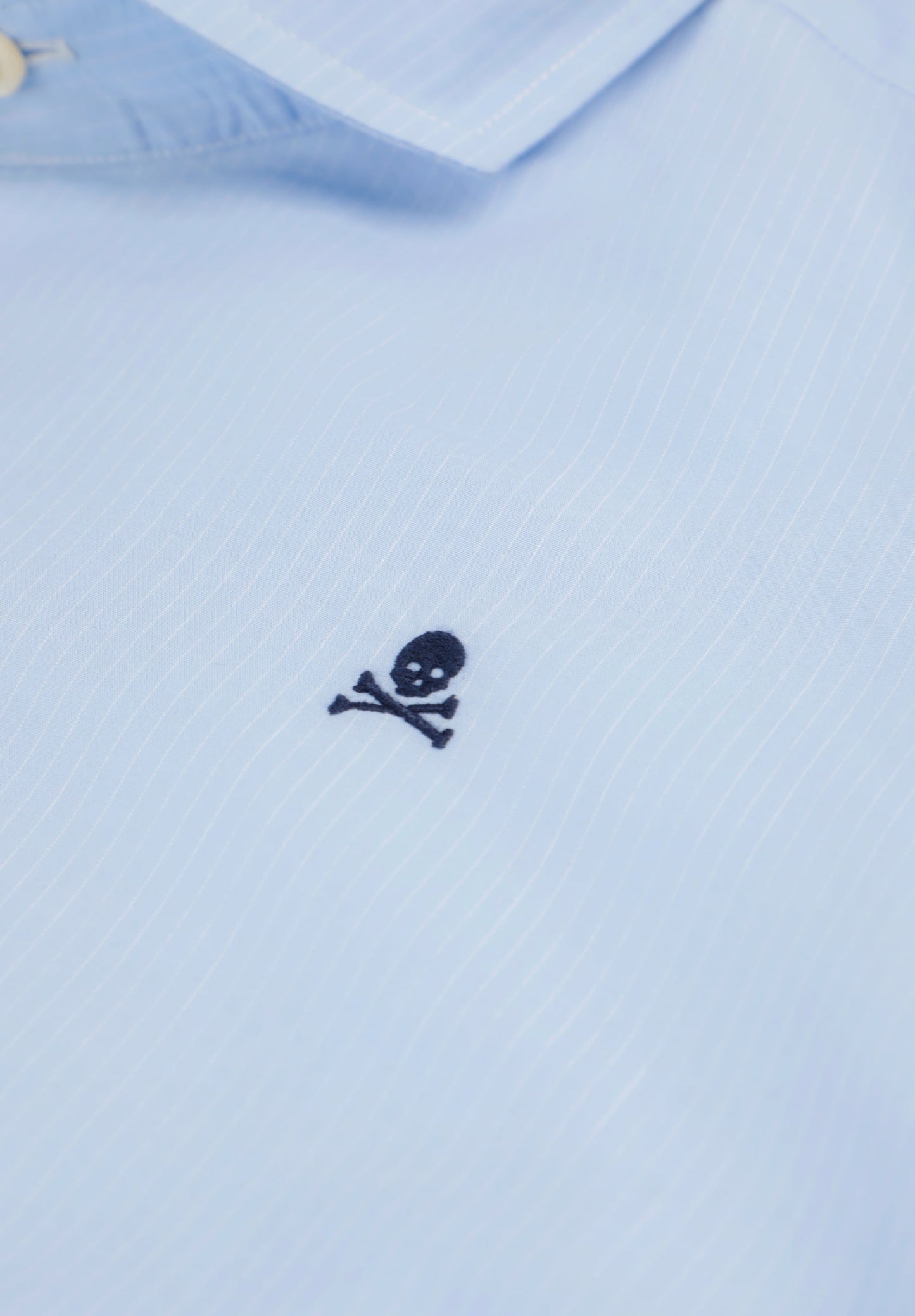 CAMISA RAYAS BORDADO CONTRASTE