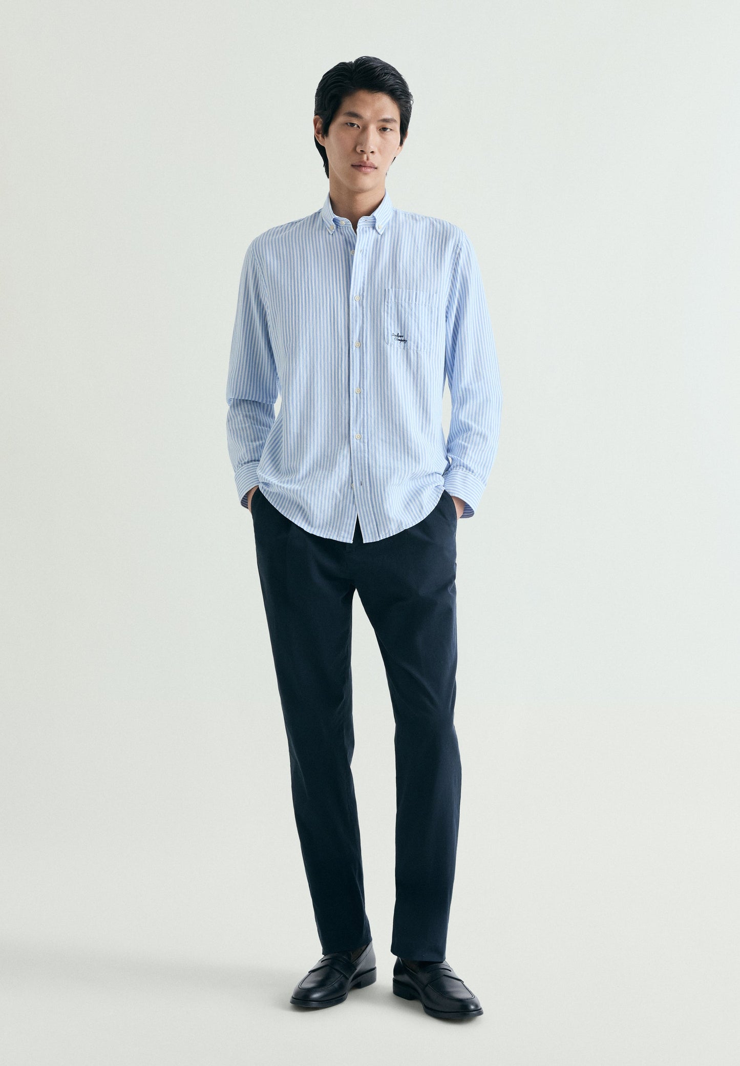 CAMISA RAYAS BOLSILLO