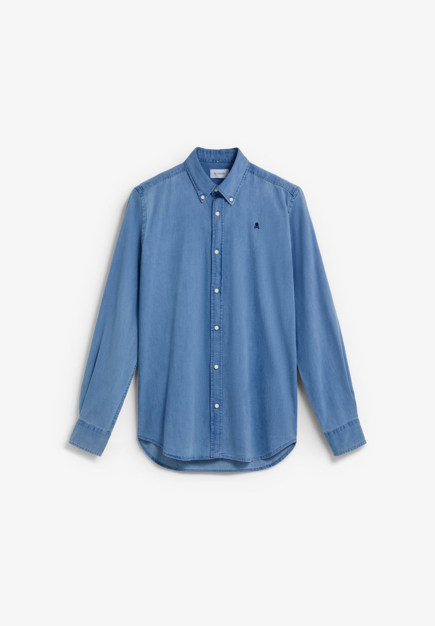 CAMISA DENIM BORDADA CONTRASTE
