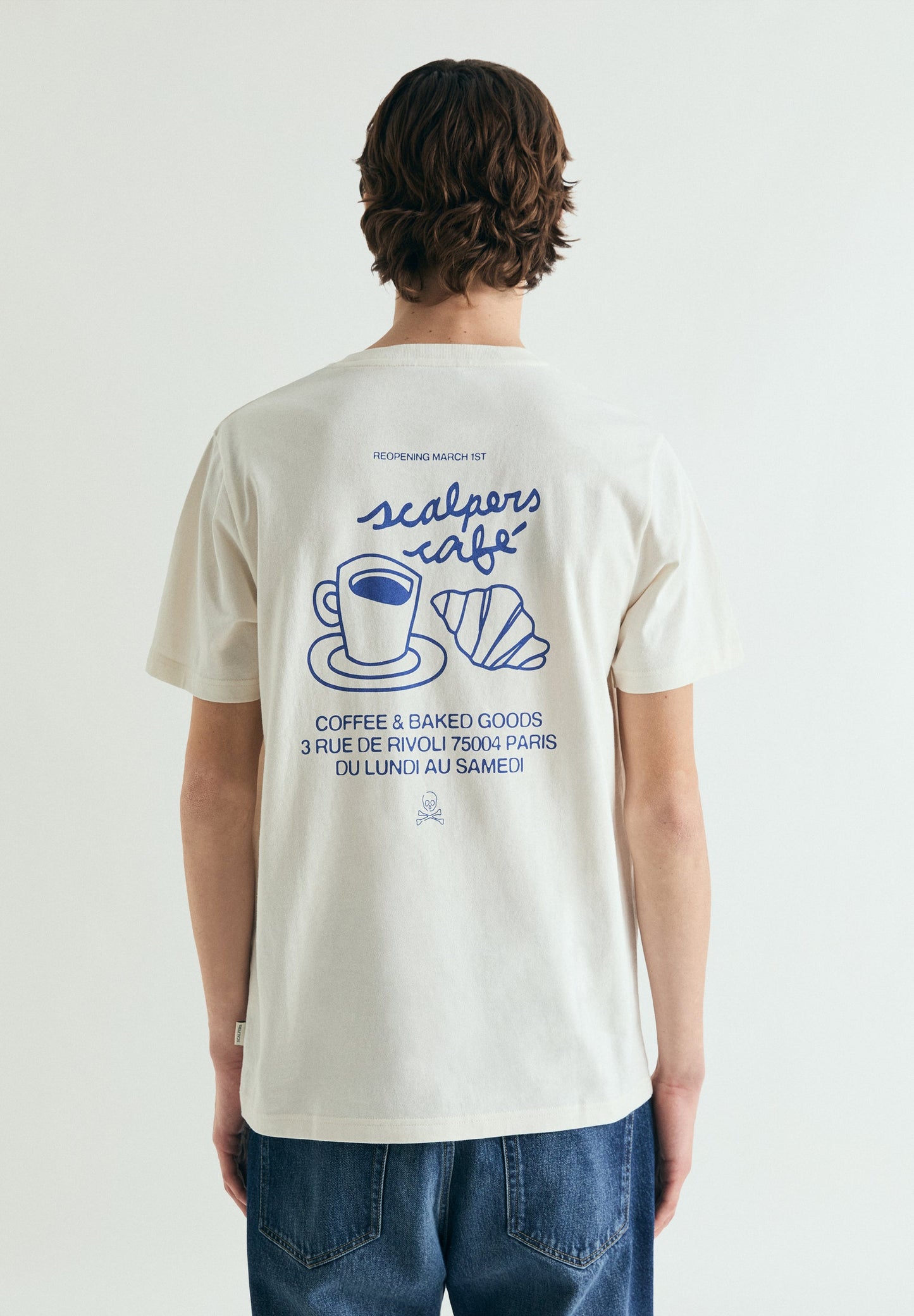 CAMISETA PRINT SCALPERS CAFÉ