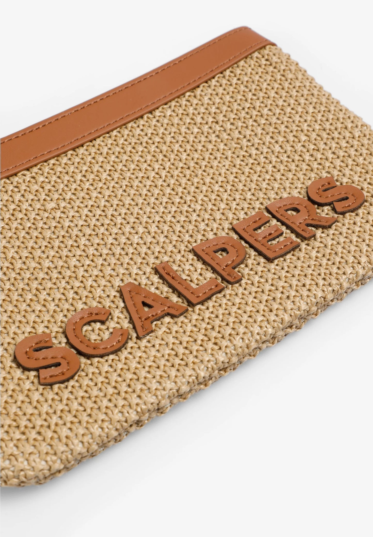 MONEDERO MINI RAFIA LOGO PARCHE