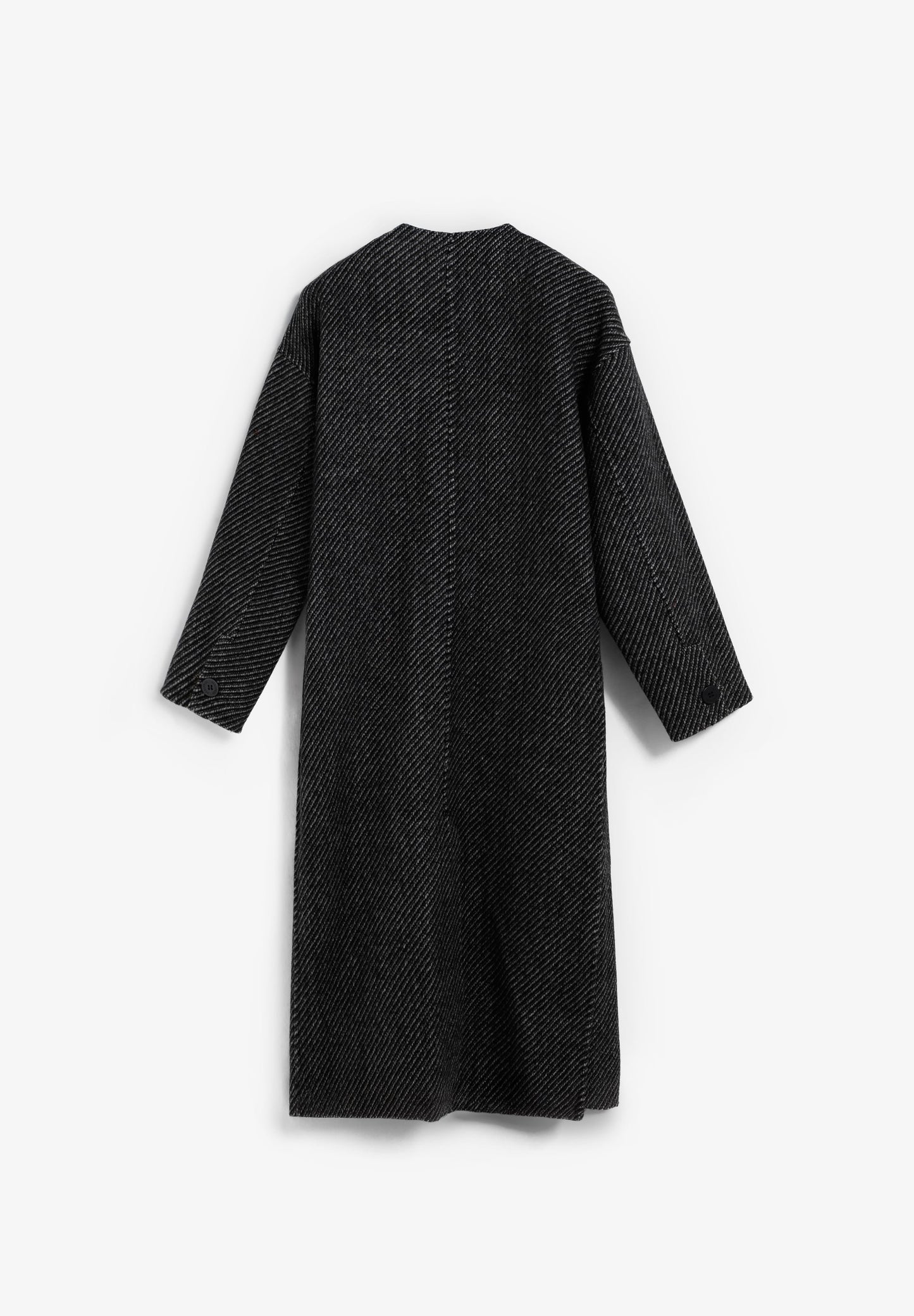 ABRIGO REVERSIBLE MEZCLA LANA