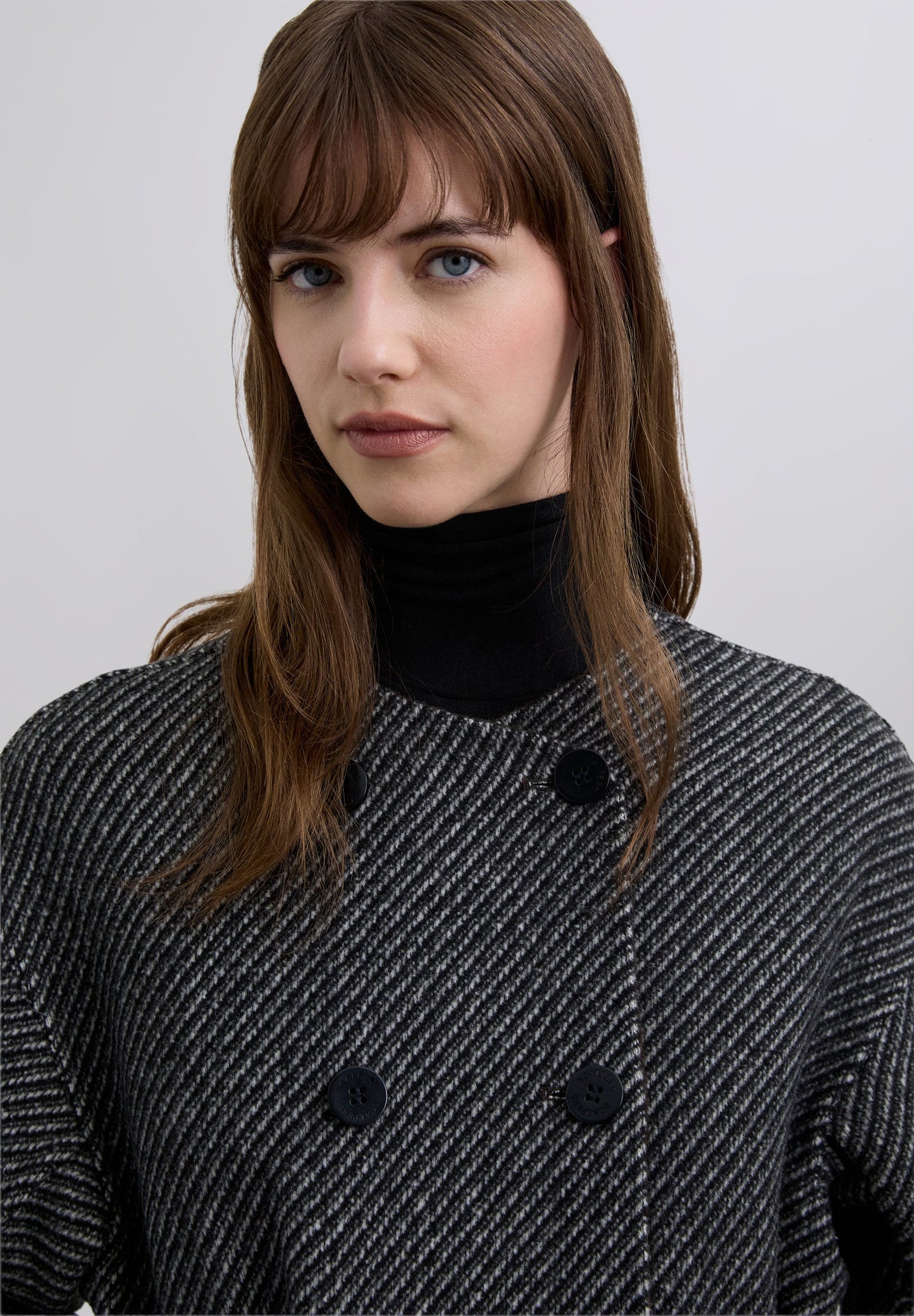 ABRIGO REVERSIBLE MEZCLA LANA