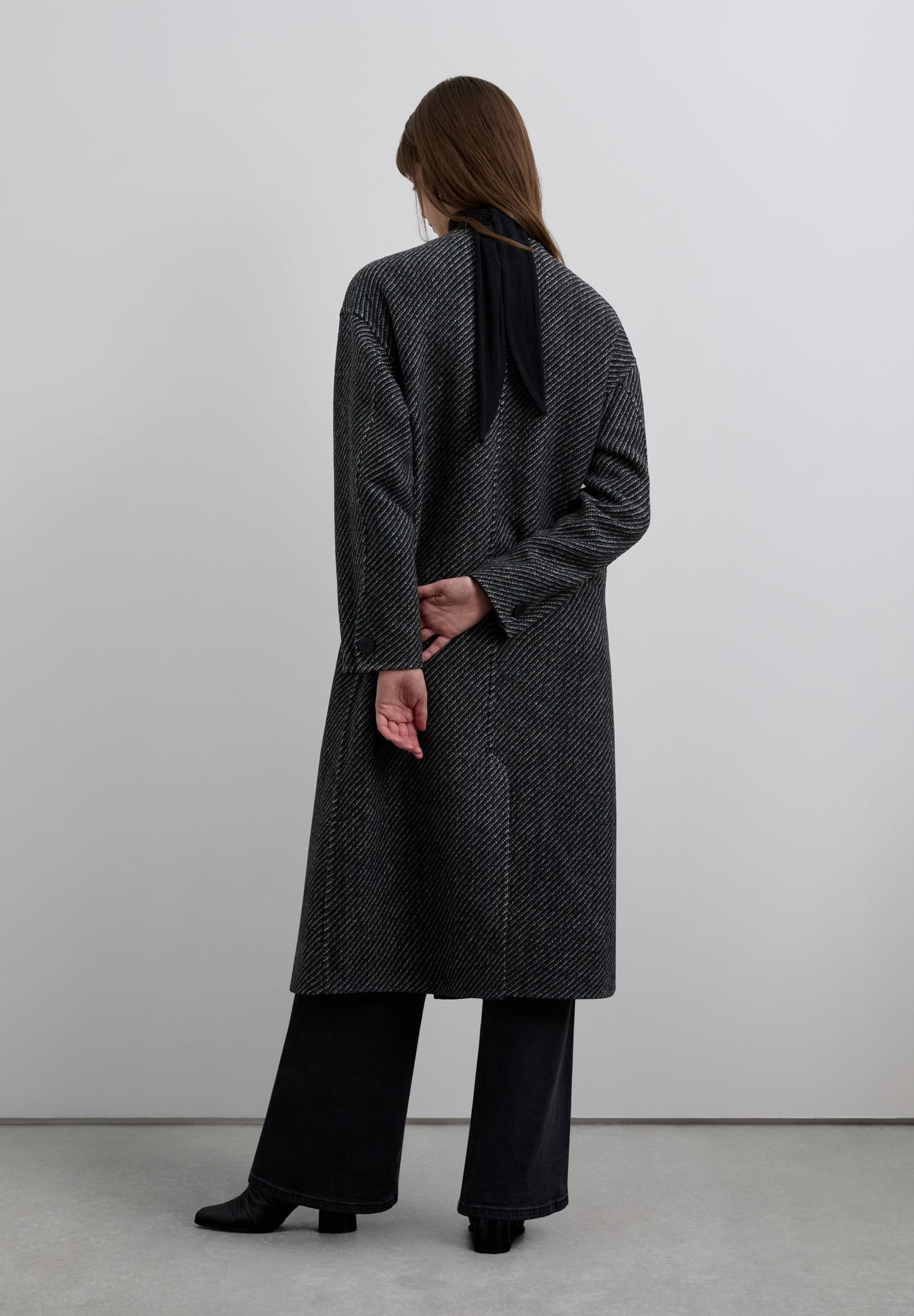 ABRIGO REVERSIBLE MEZCLA LANA