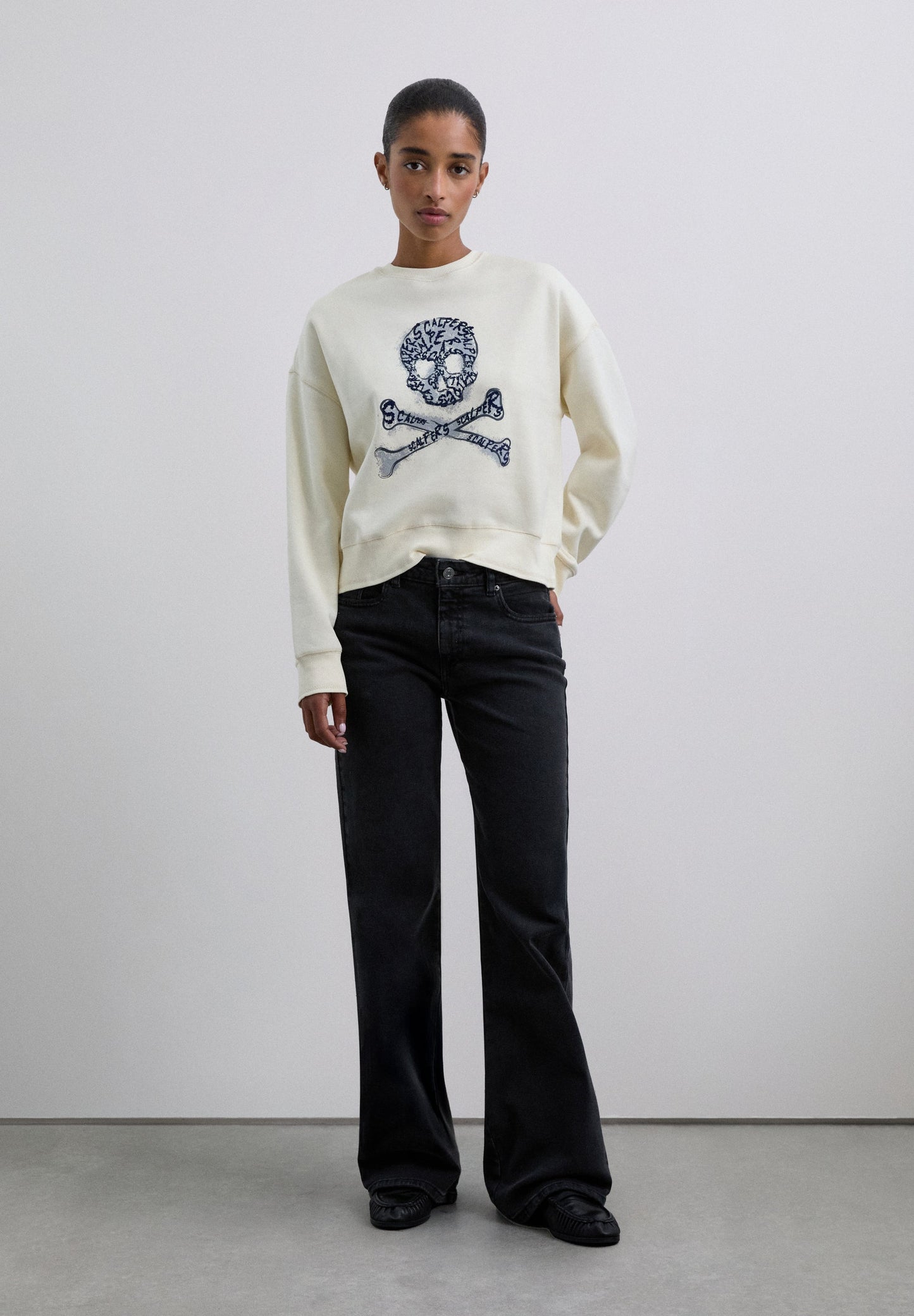 SUDADERA CALAVERA FLOCK