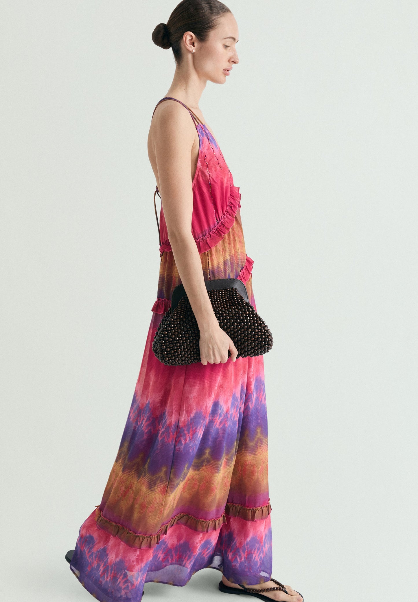 VESTIDO TIE DYE ABALORIOS