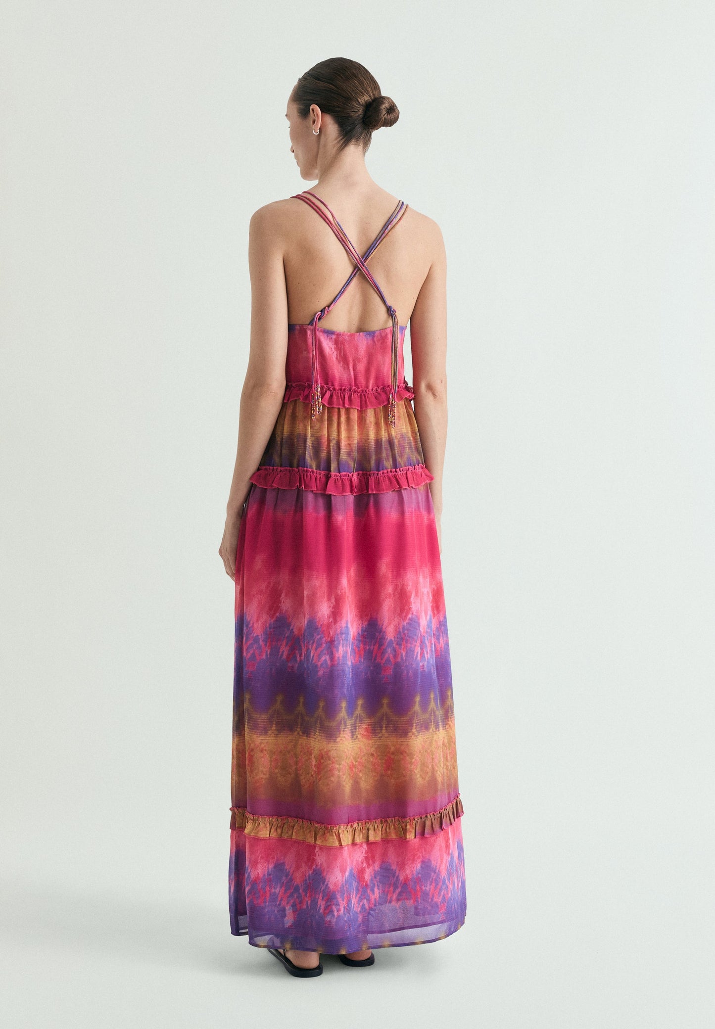 VESTIDO TIE DYE ABALORIOS