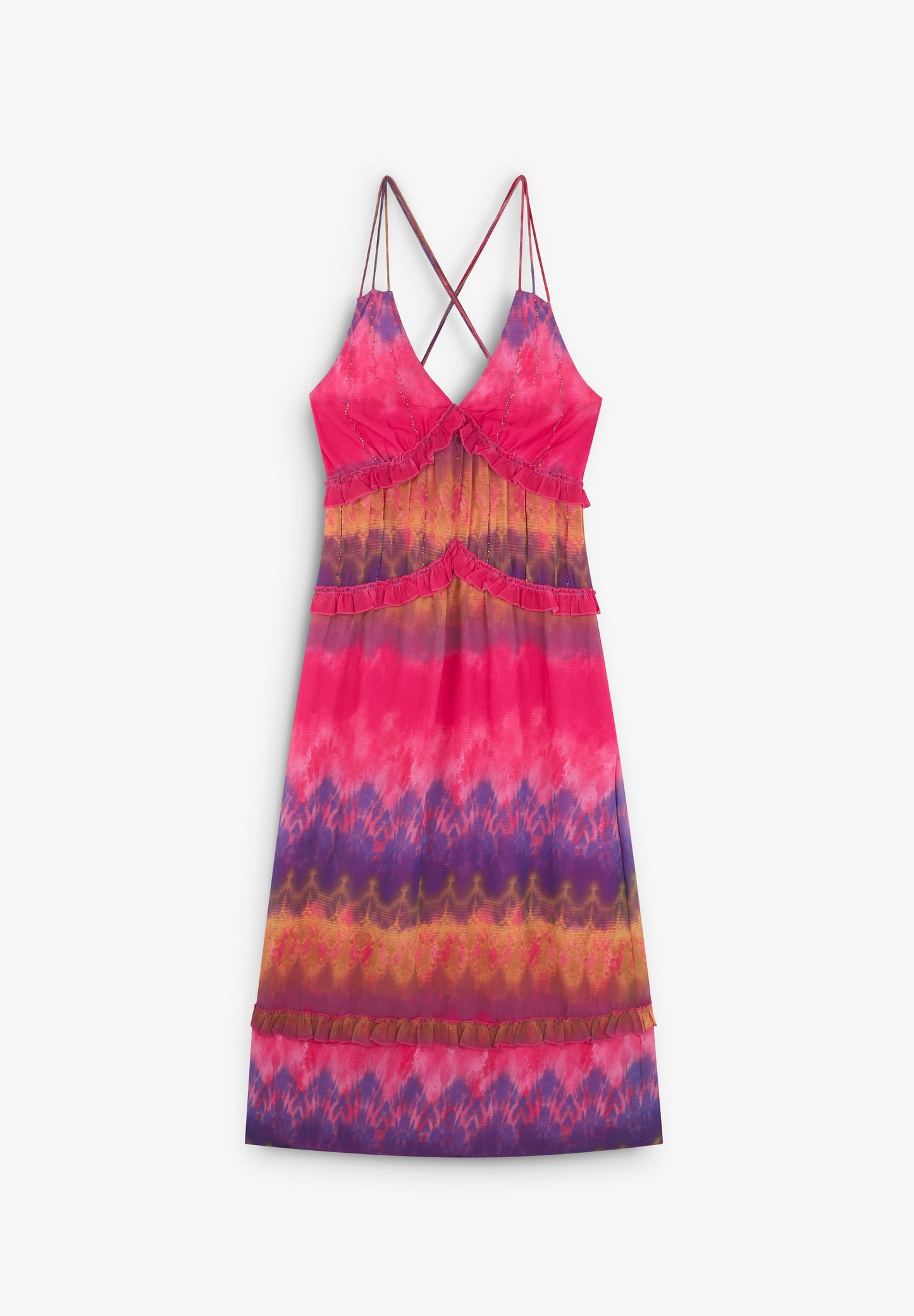 VESTIDO TIE DYE ABALORIOS