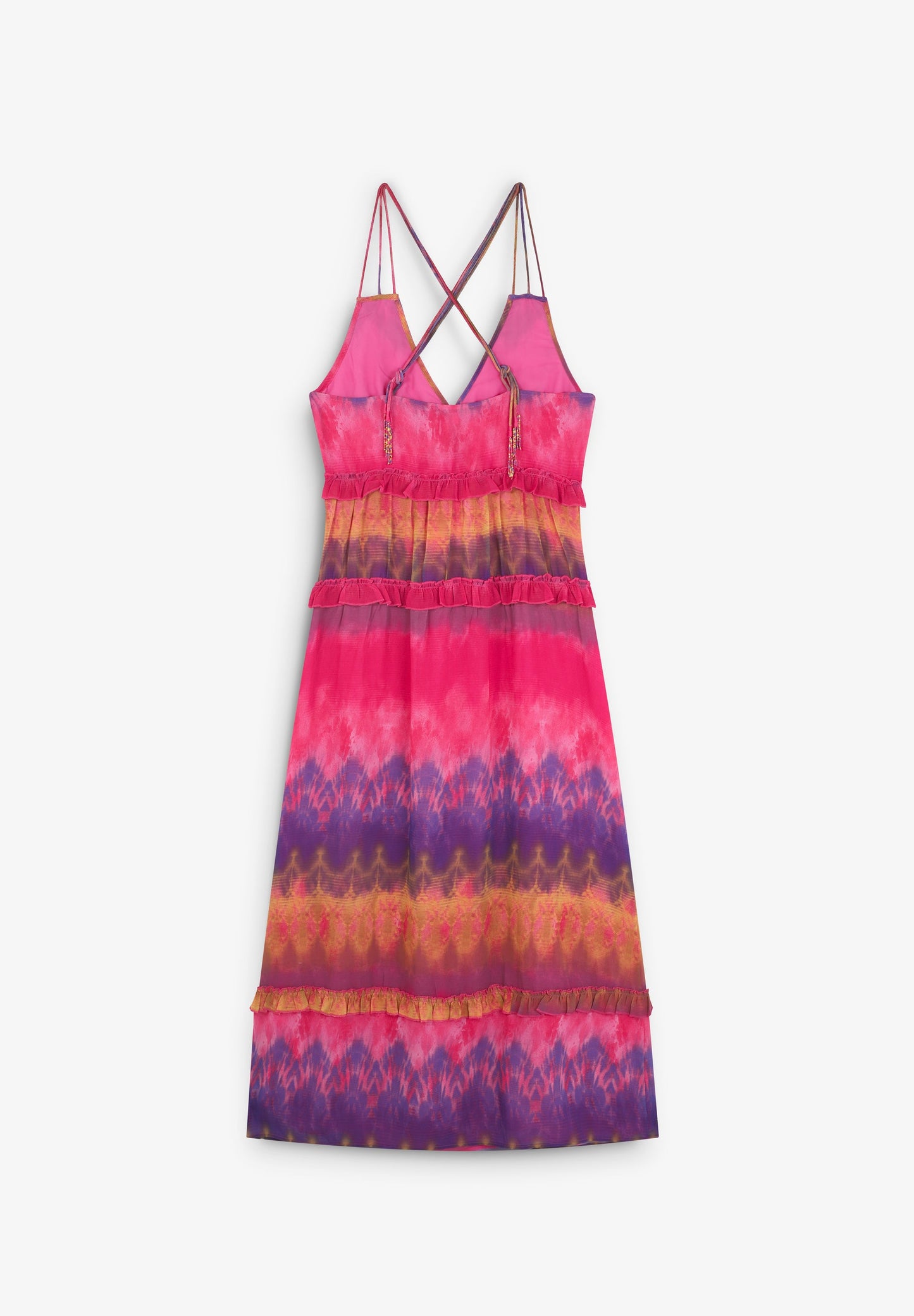 VESTIDO TIE DYE ABALORIOS