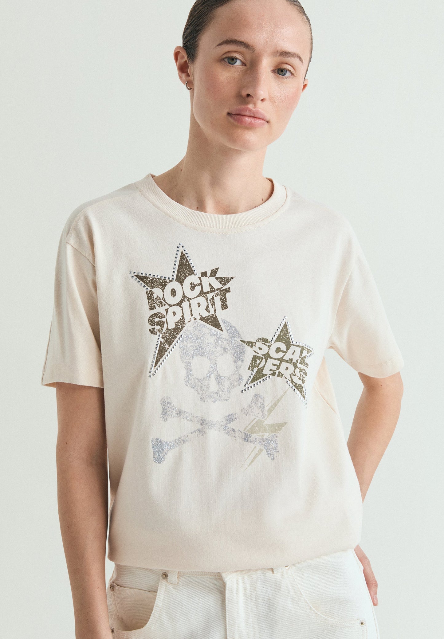 CAMISETA CALAVERA ROCK