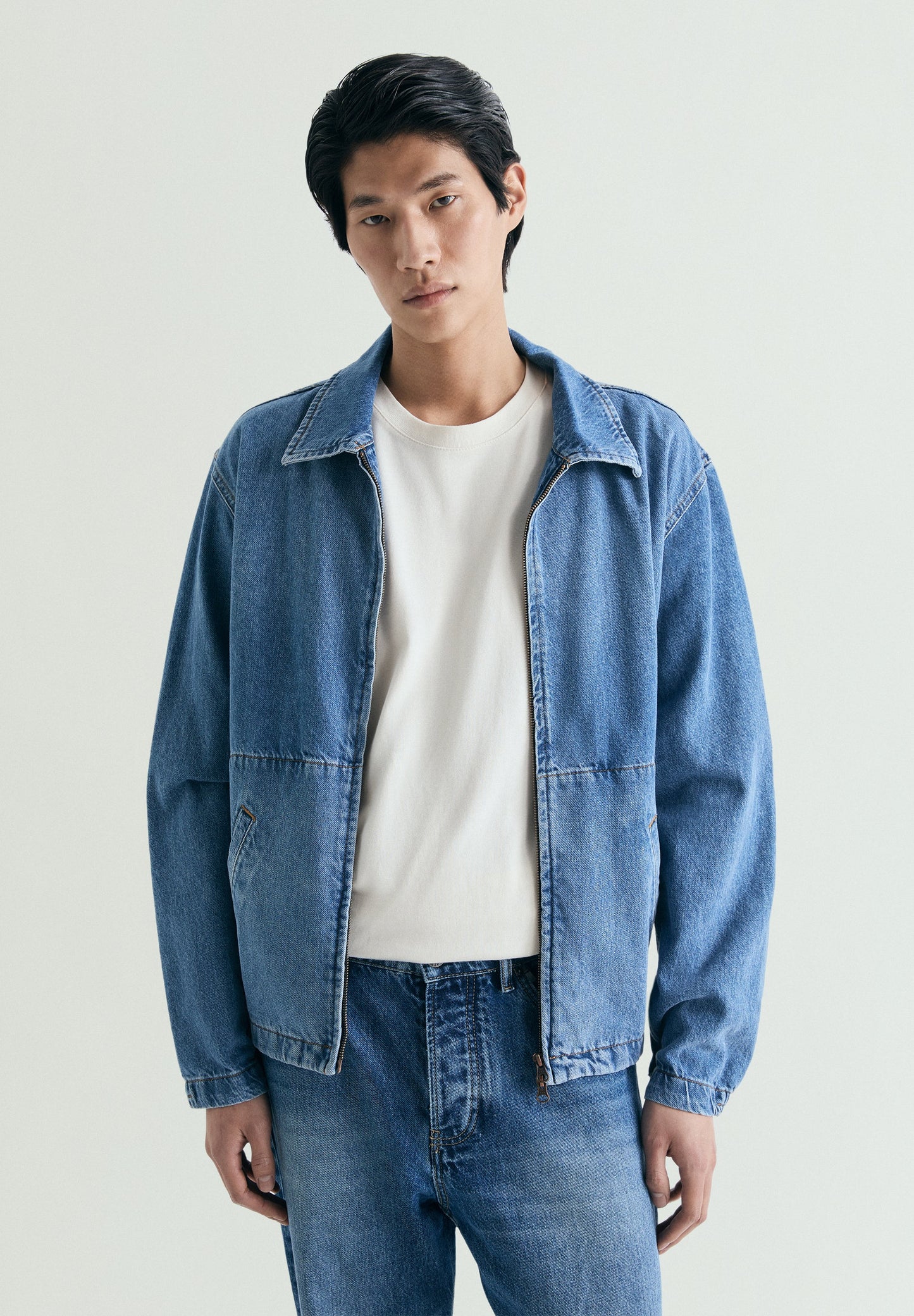 CHAQUETA BOMBER DENIM