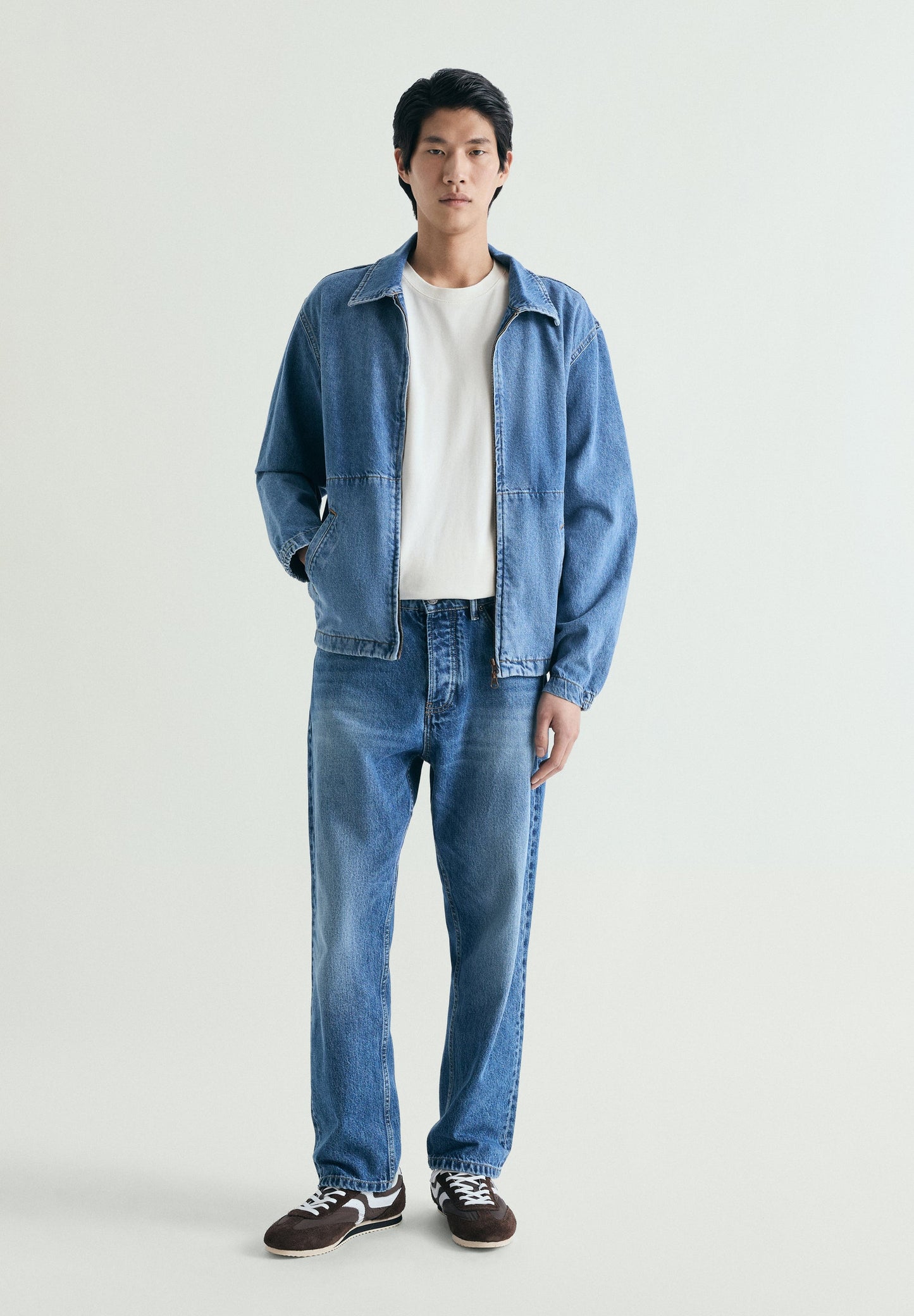 CHAQUETA BOMBER DENIM