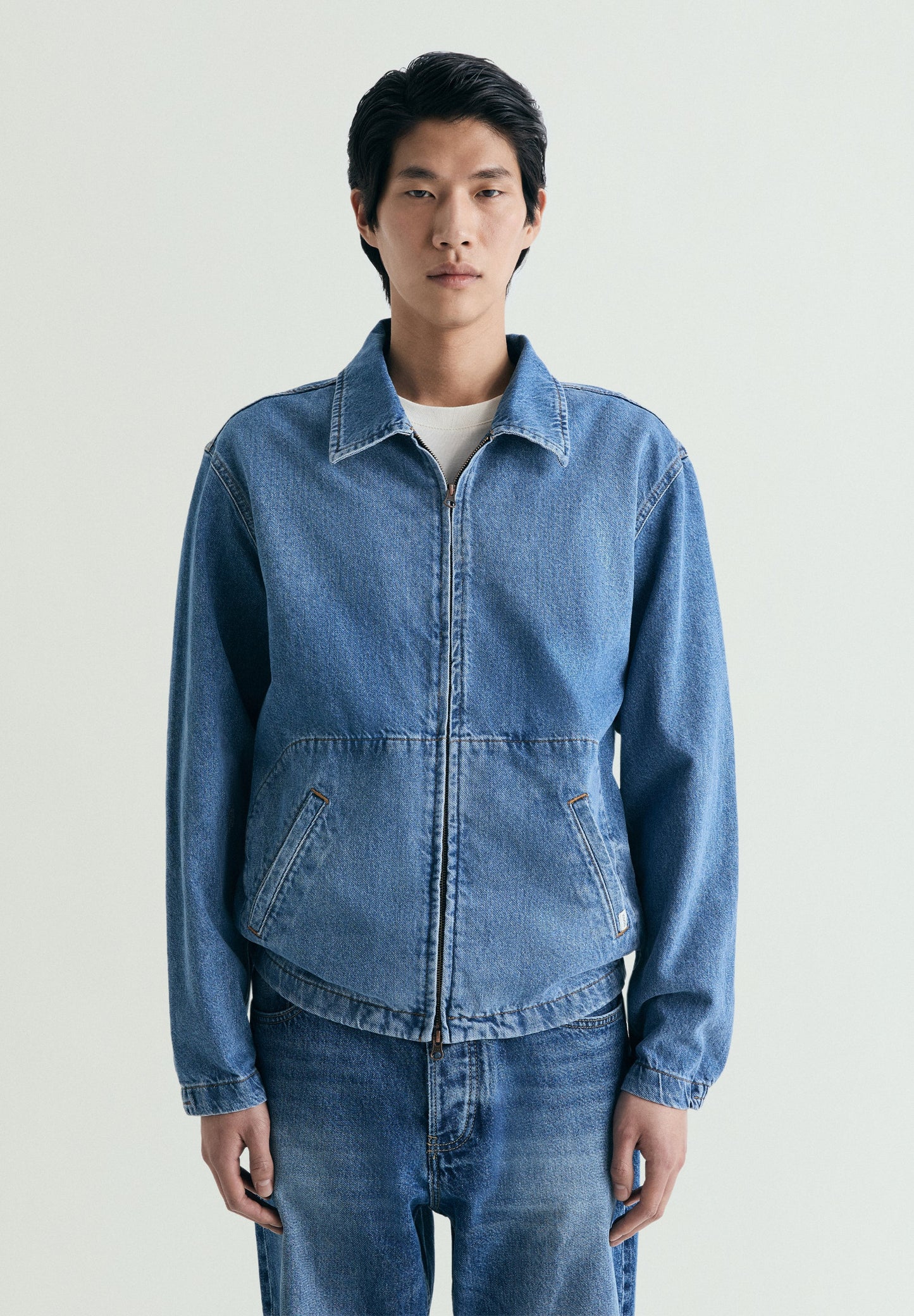 CHAQUETA BOMBER DENIM
