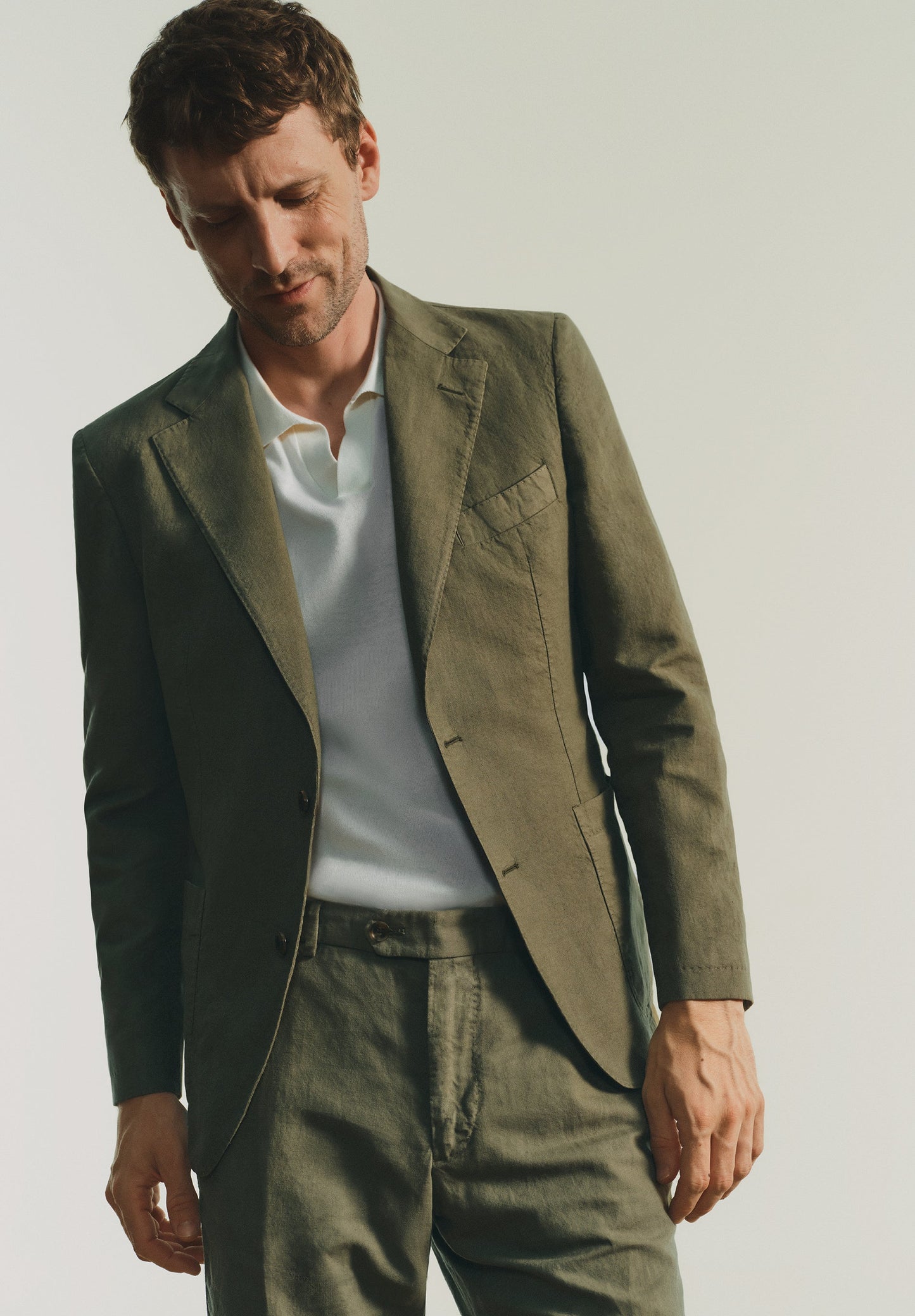 PANTALÓN TRAJE LINO