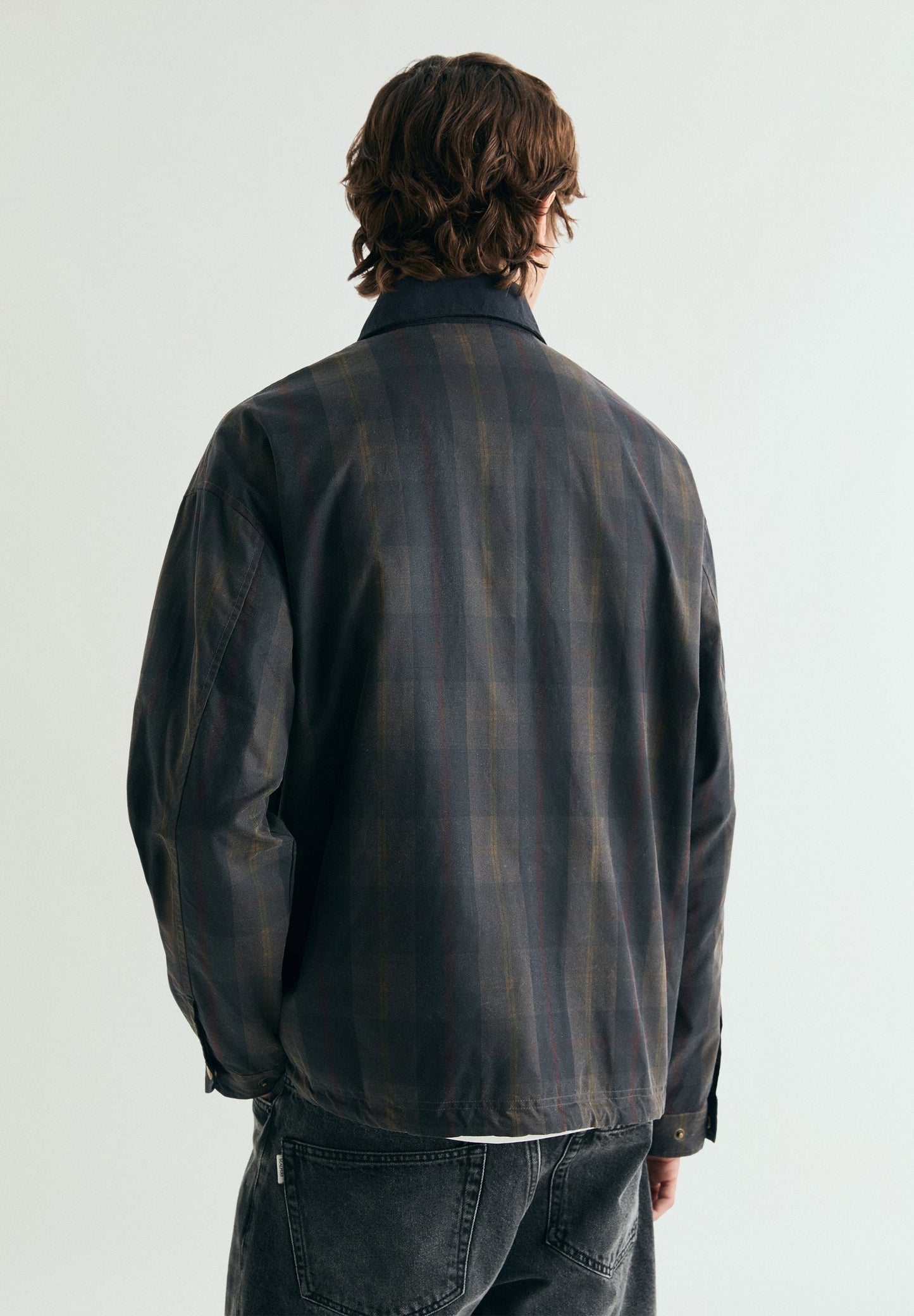 CHAQUETA ENCERADA CUADROS
