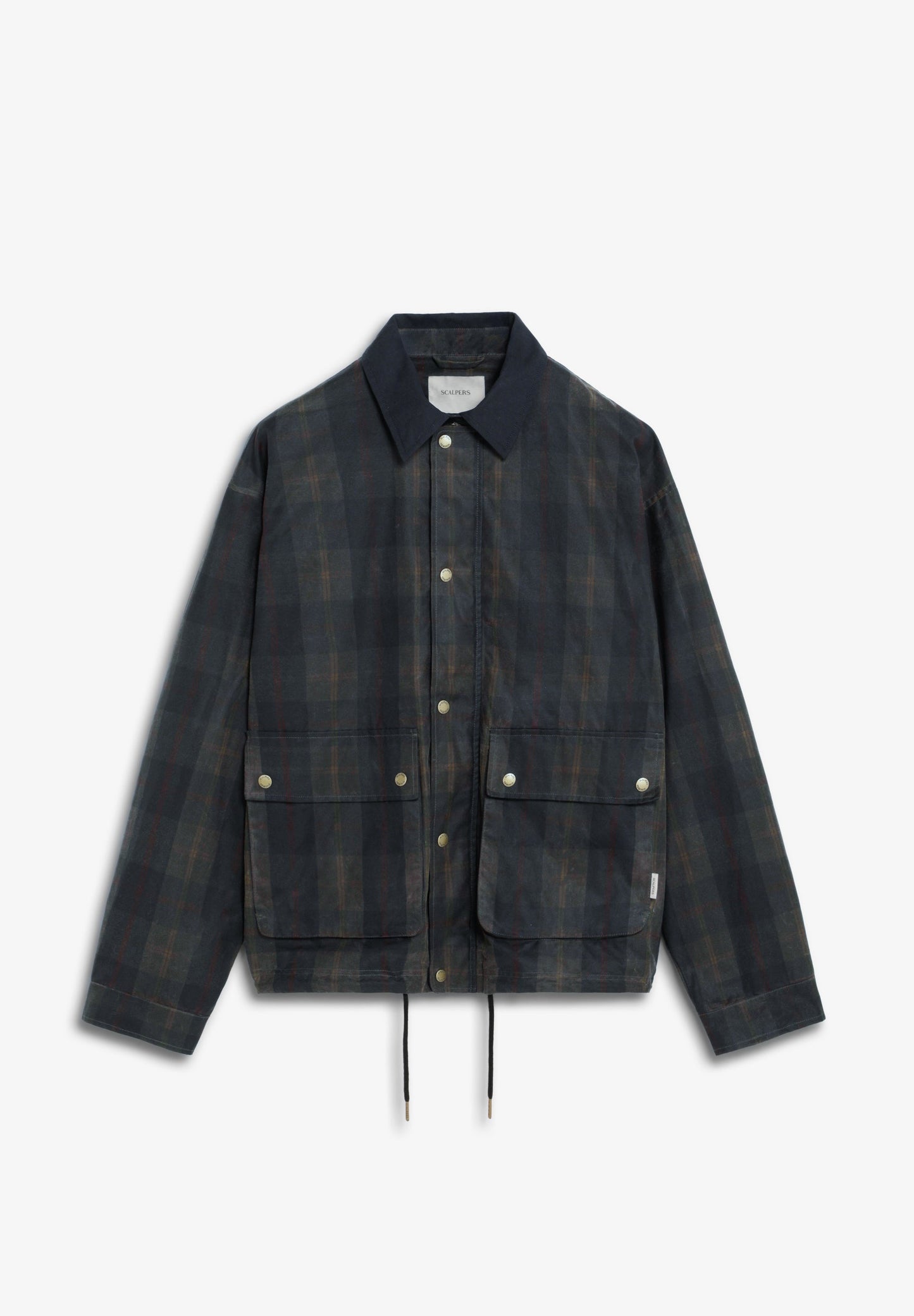 CHAQUETA ENCERADA CUADROS