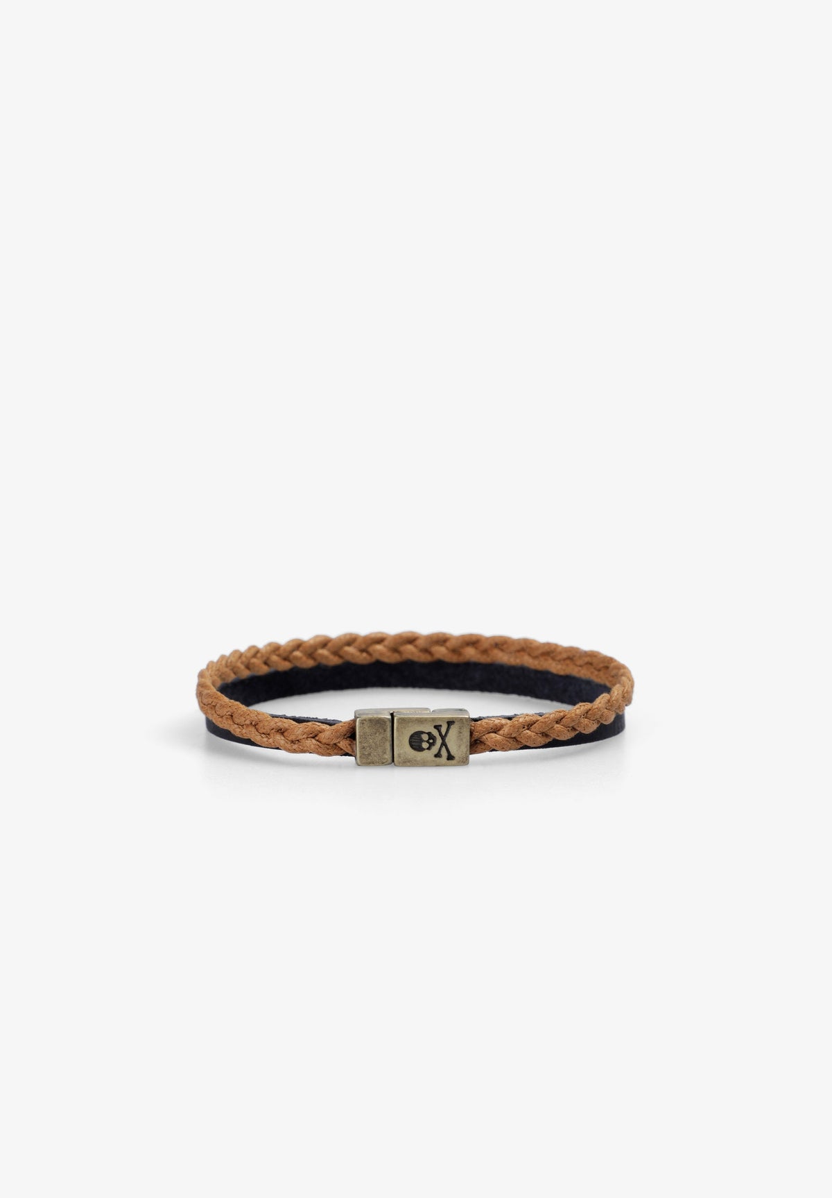 PULSERA PIEL Y CORDÓN ENCERADO