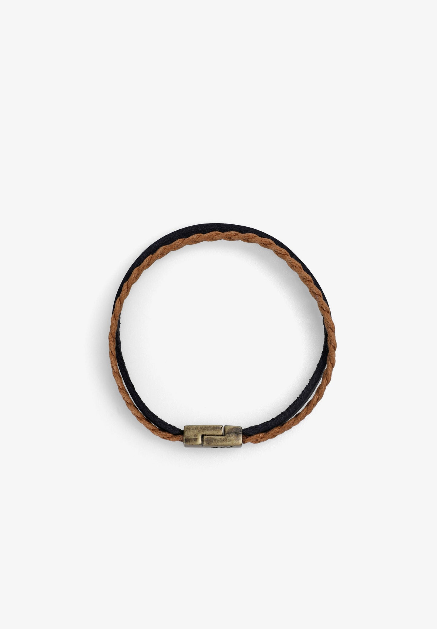 PULSERA PIEL Y CORDÓN ENCERADO