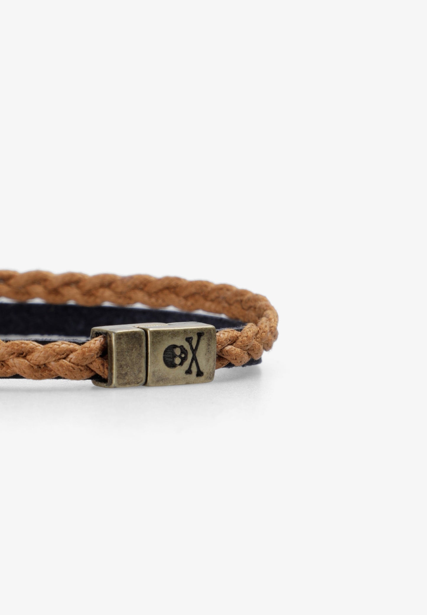 PULSERA PIEL Y CORDÓN ENCERADO