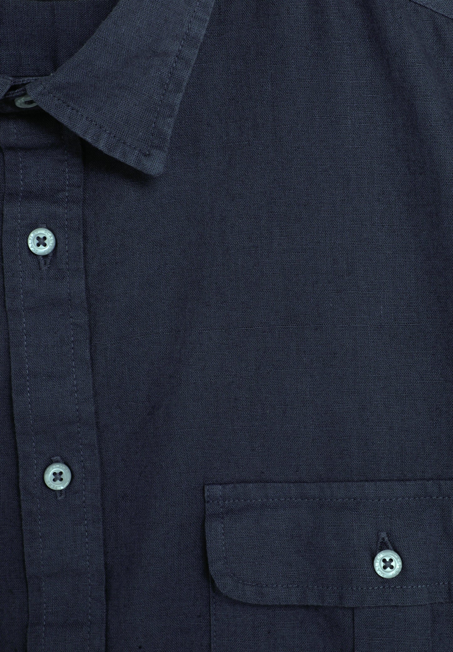 CAMISA LINO BOLSILLOS