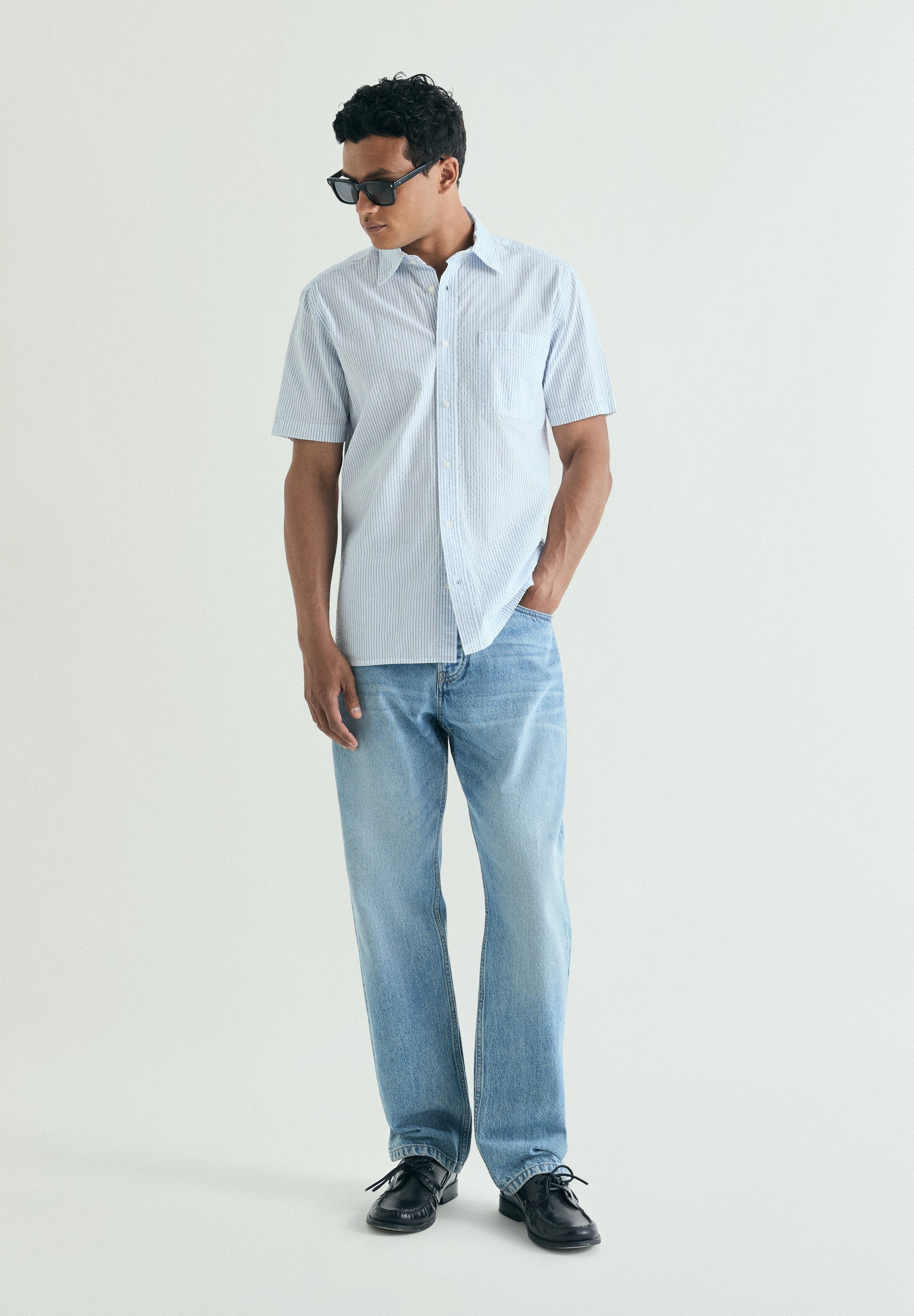 CAMISA MANGA CORTA RAYAS