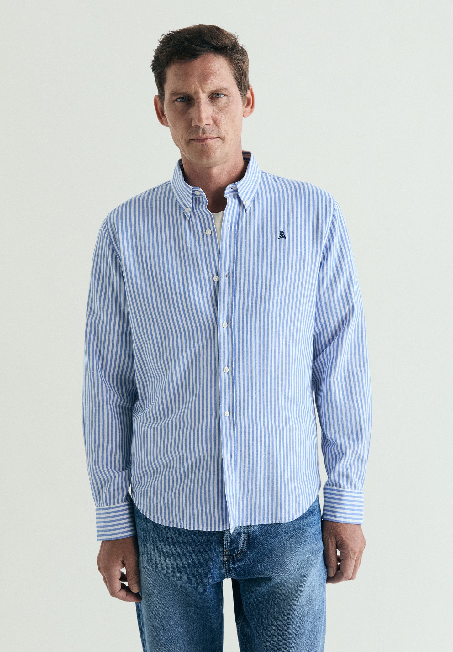 CAMISA OXFORD ALGODÓN Y LINO