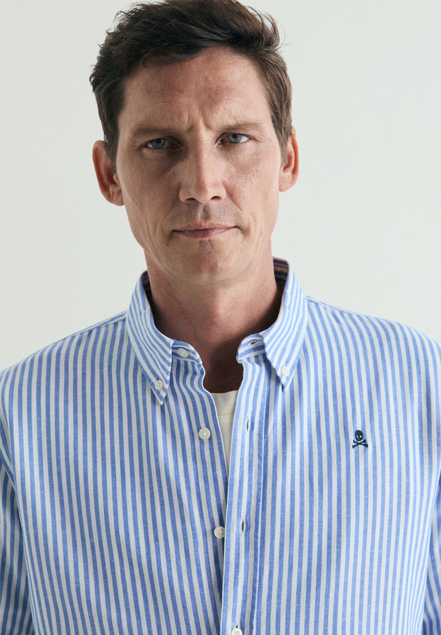 CAMISA OXFORD ALGODÓN Y LINO