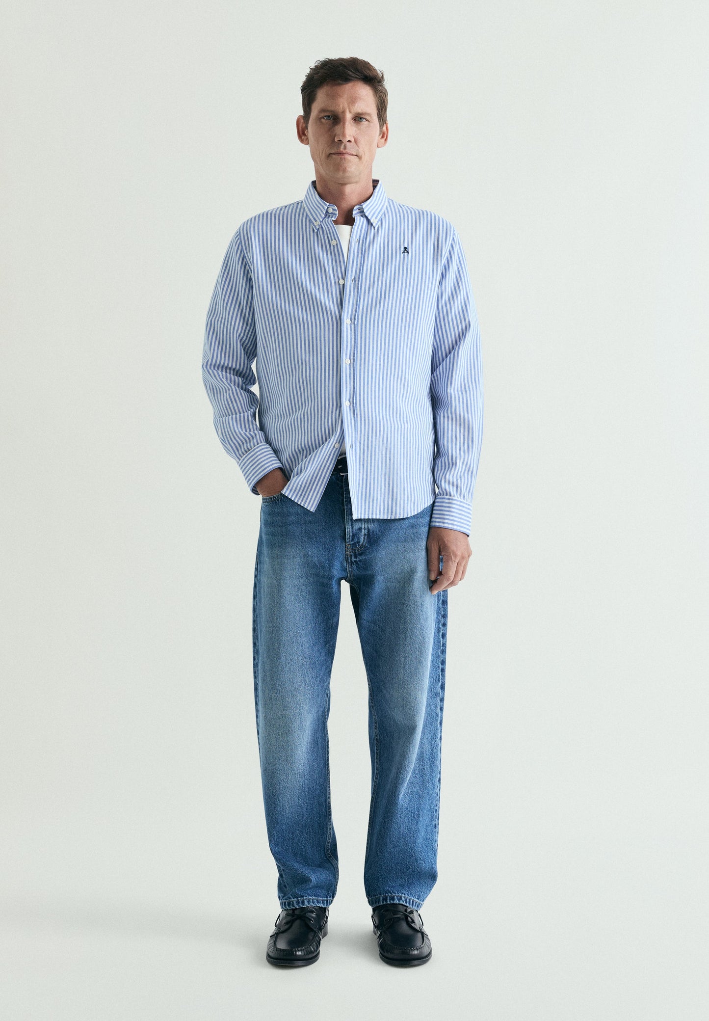 CAMISA OXFORD ALGODÓN Y LINO
