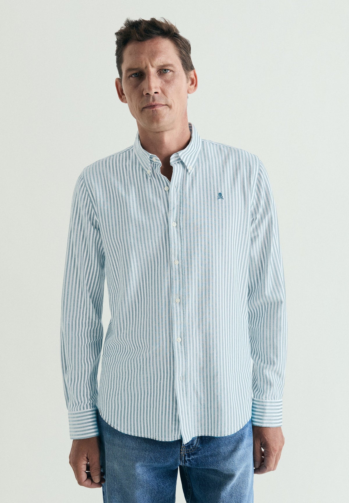 CAMISA OXFORD ALGODÓN Y LINO