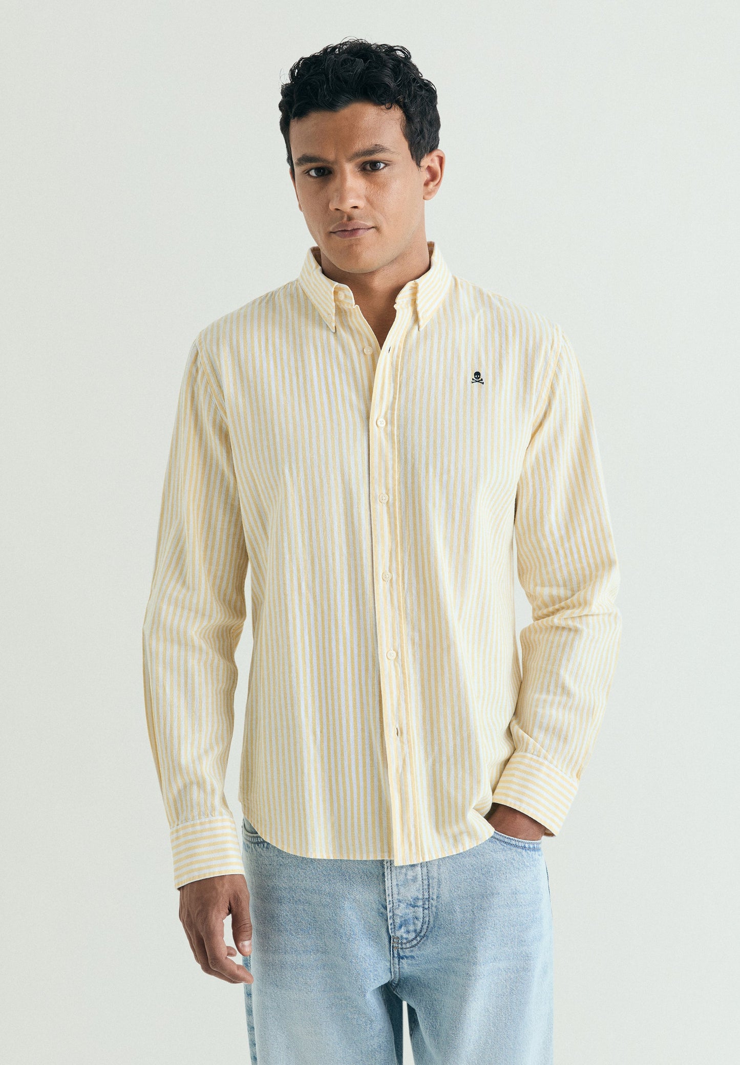 CAMISA OXFORD ALGODÓN Y LINO