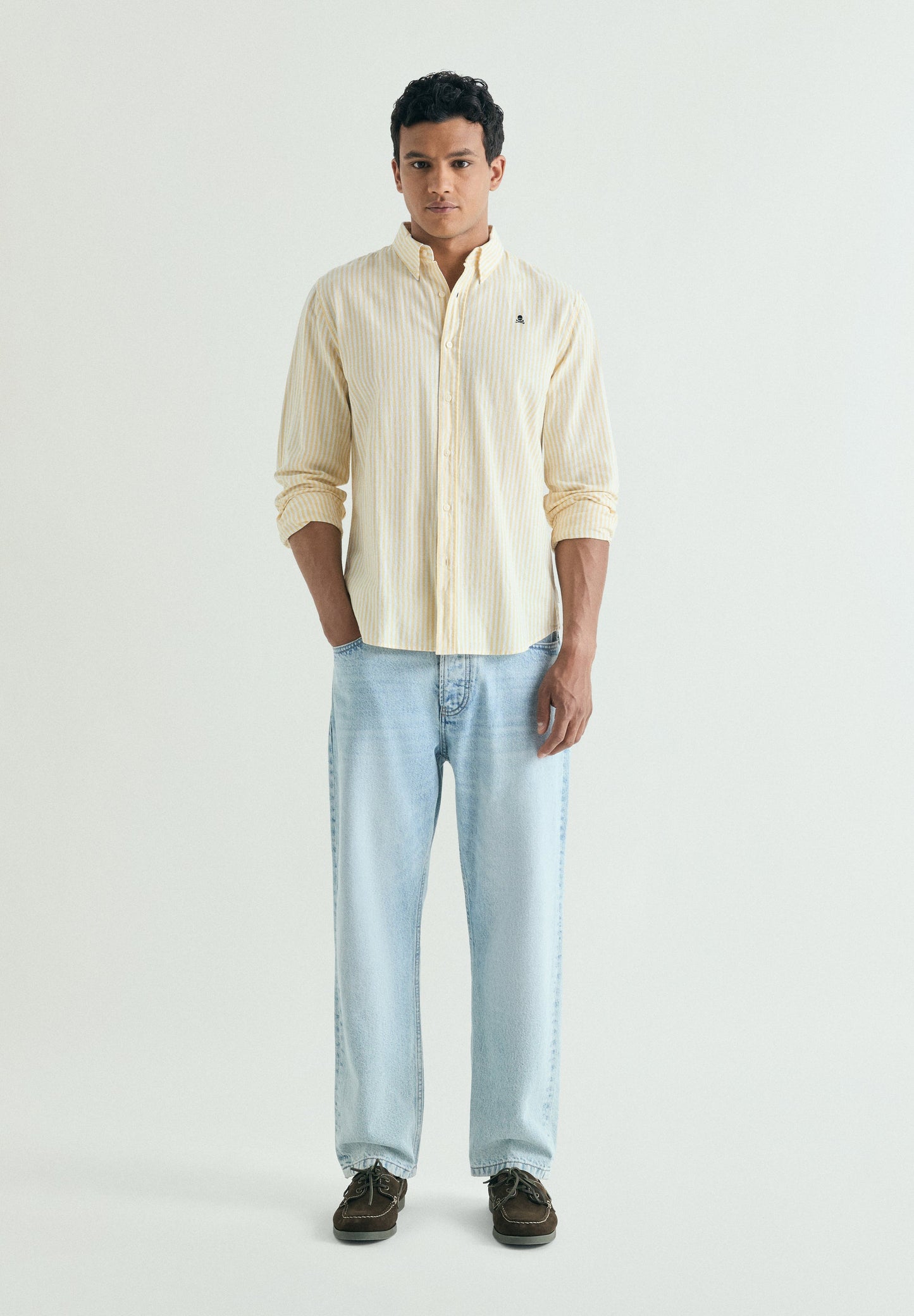 CAMISA OXFORD ALGODÓN Y LINO