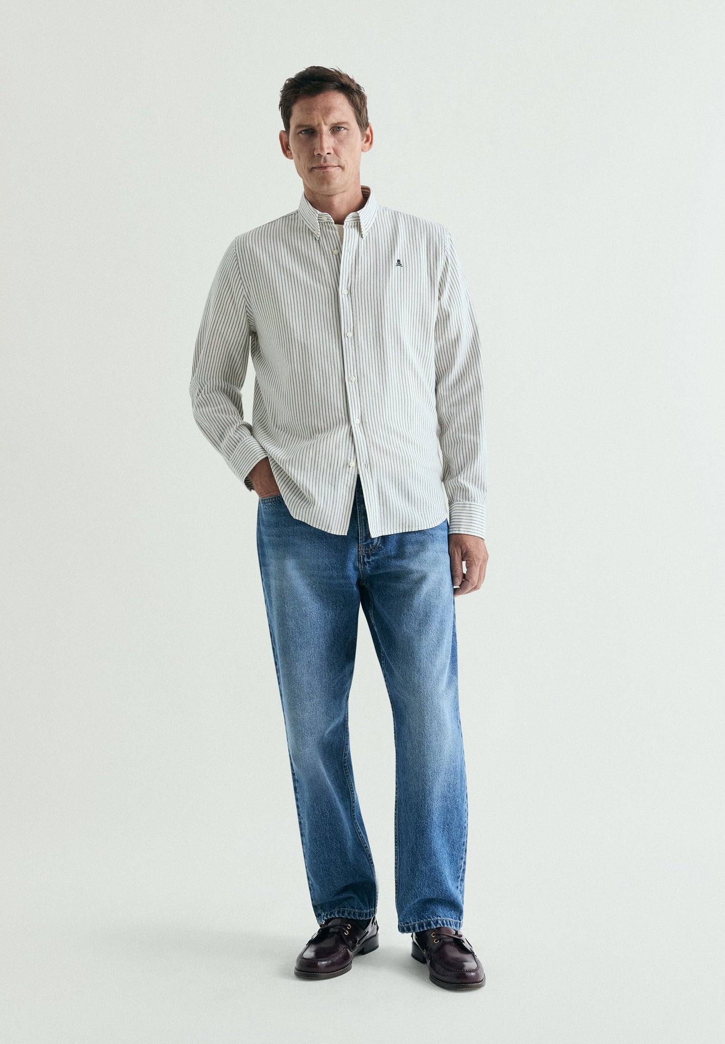 CAMISA OXFORD RAYAS