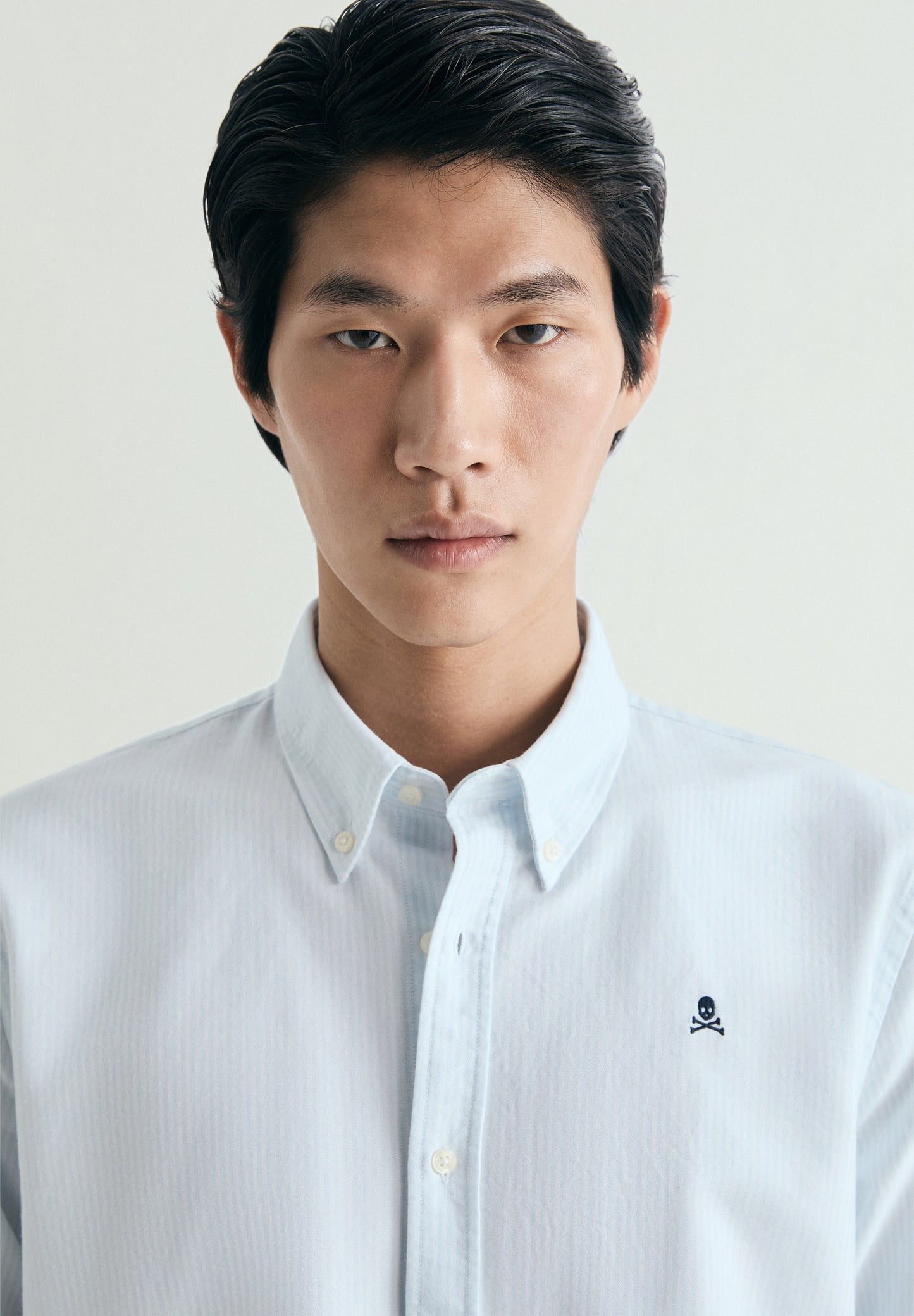 CAMISA OXFORD ESTAMPADA RAYAS