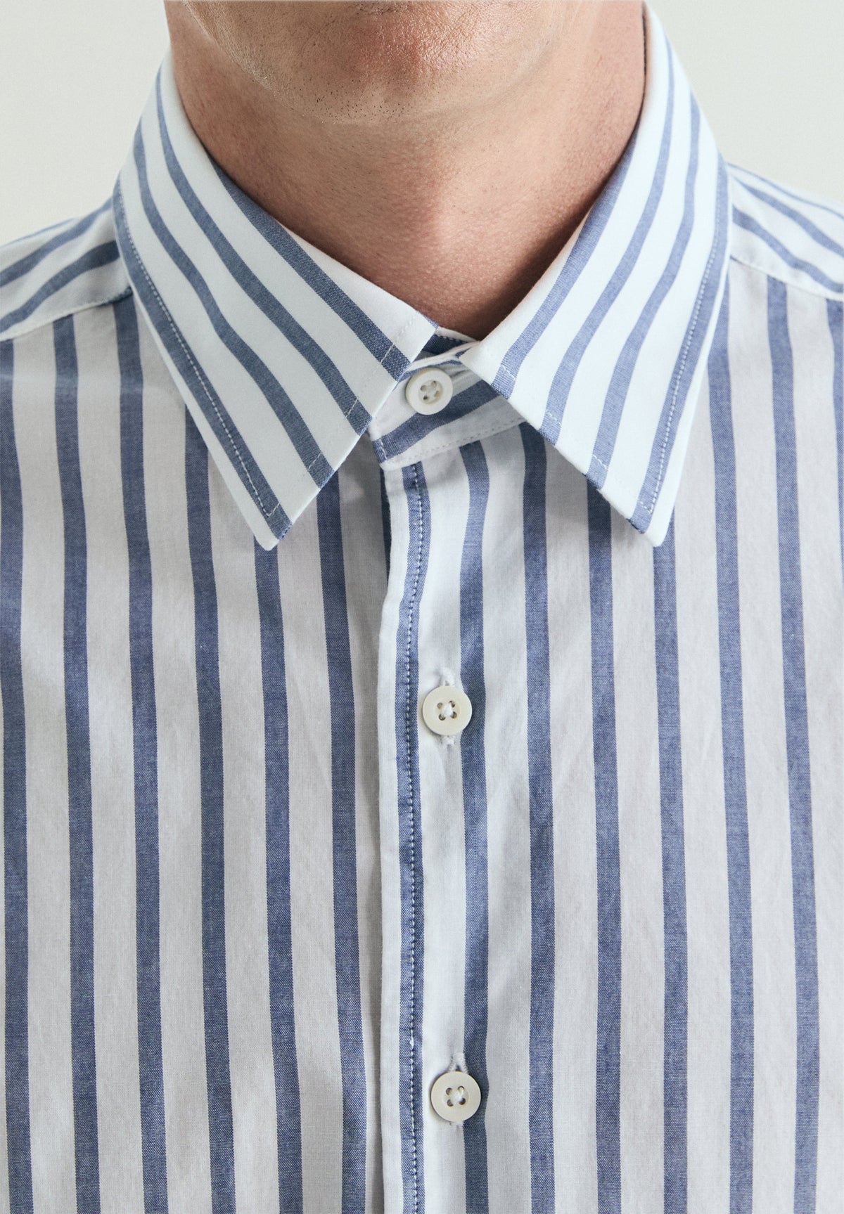 CAMISA RAYAS ALGODÓN REGULAR FIT