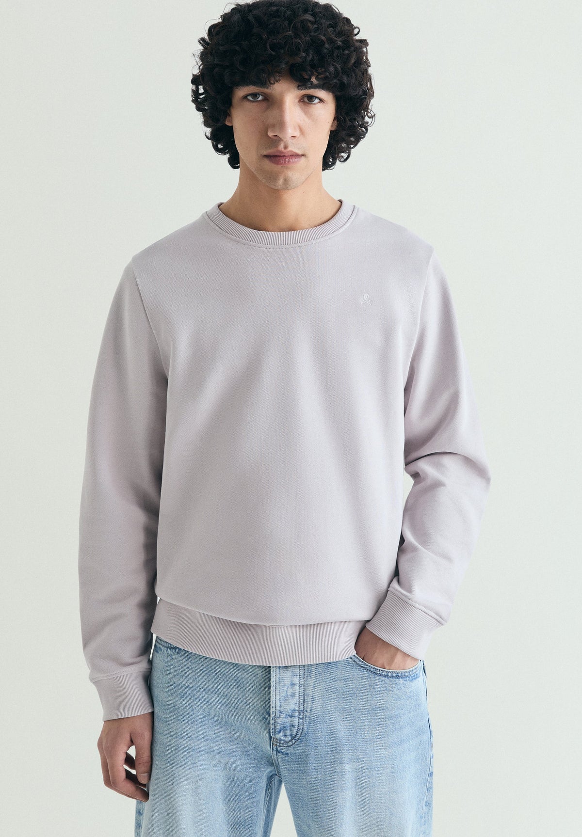 SUDADERA BORDADA WASHED