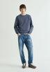 SUDADERA BORDADA WASHED
