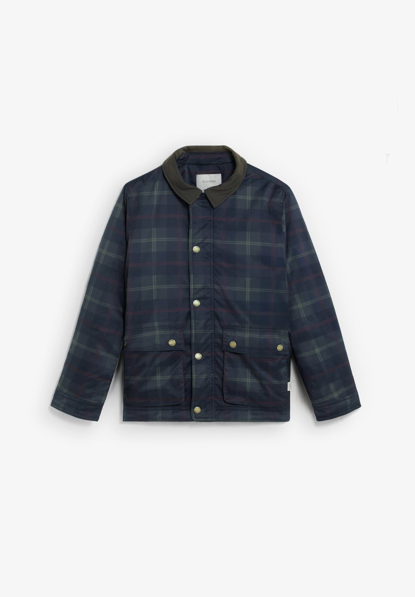 CHAQUETA ENCERADA CUADROS