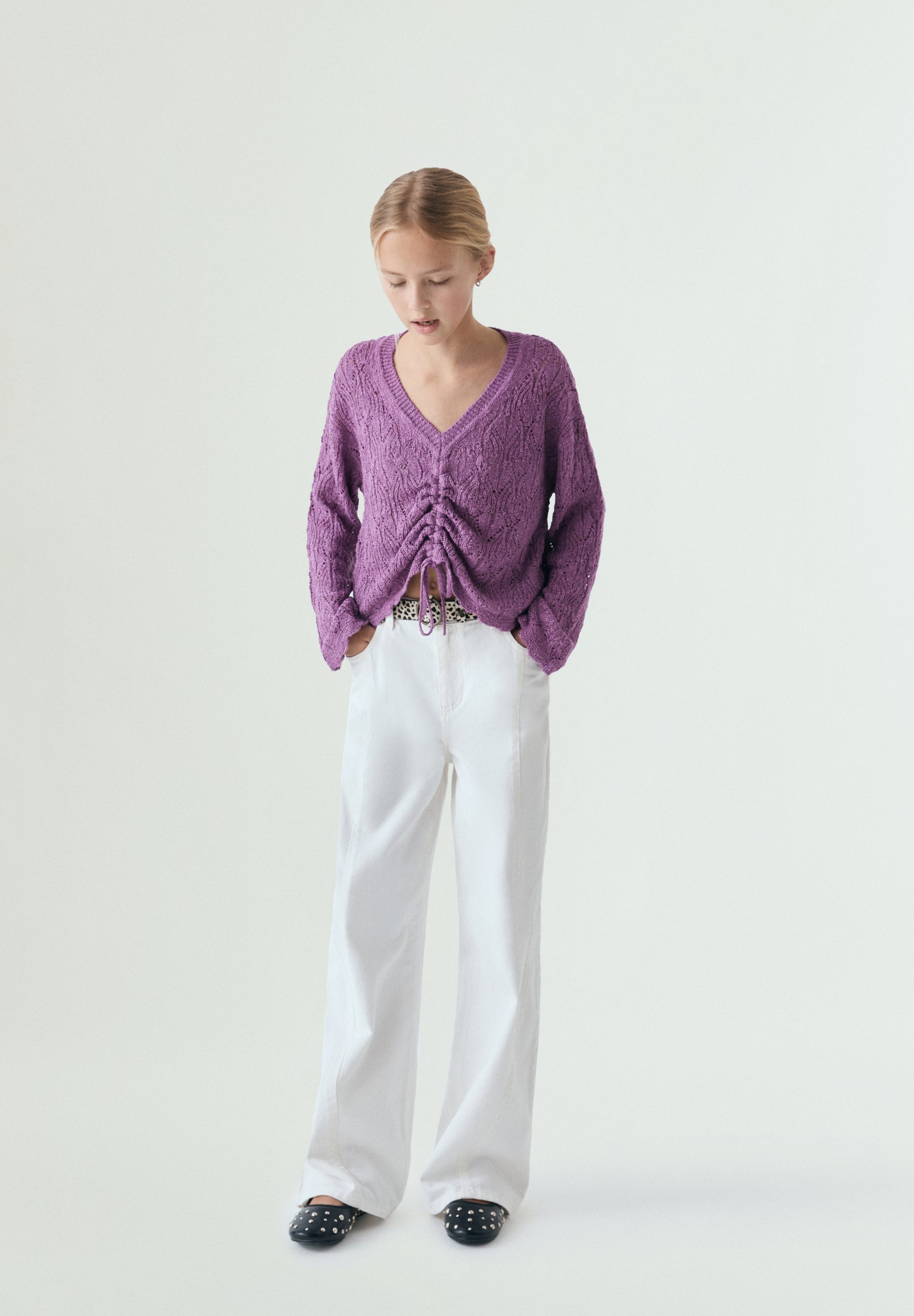 VAQUEROS COSTURAS WIDE LEG