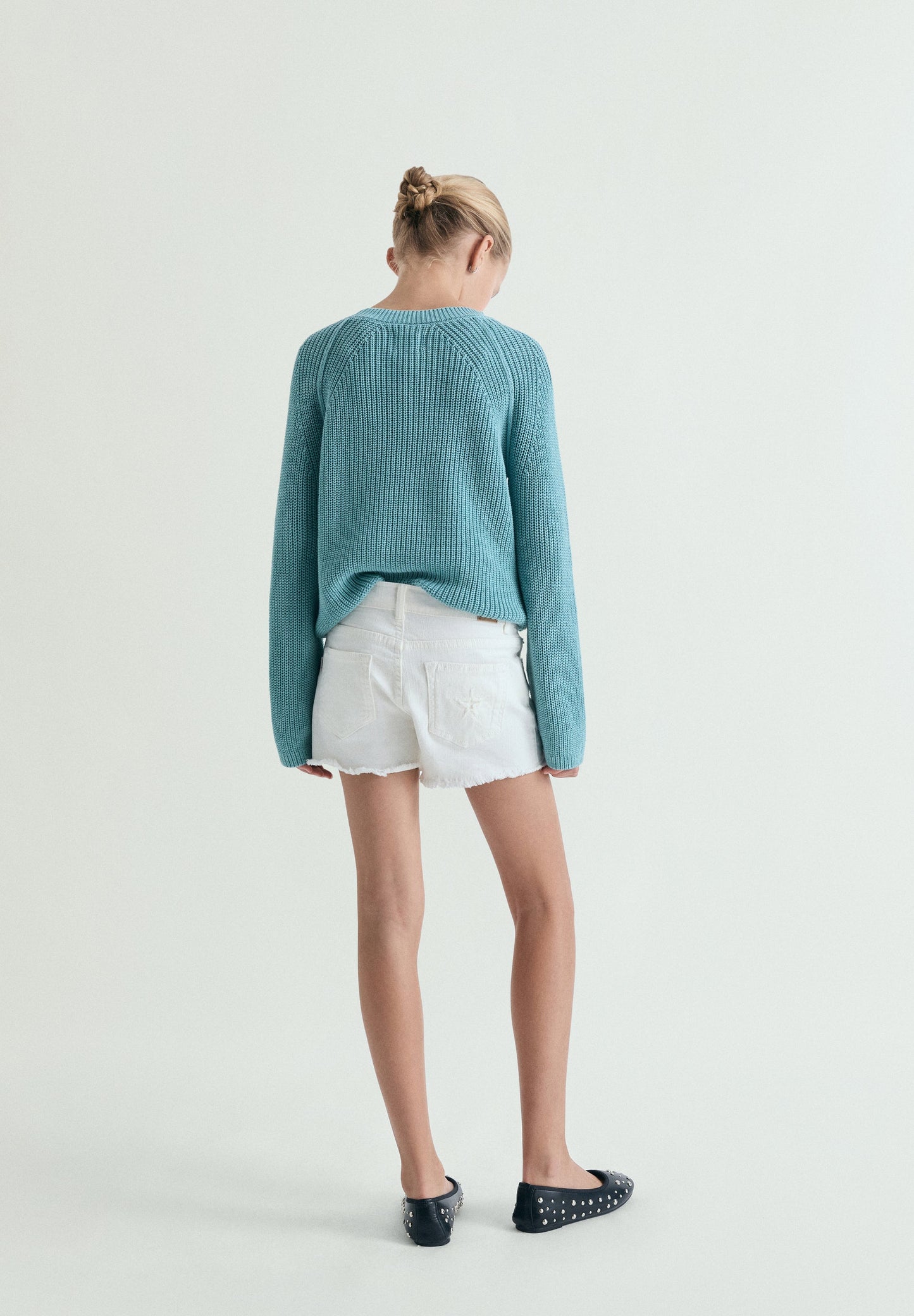 SHORTS DENIM EFECTO LAVADO
