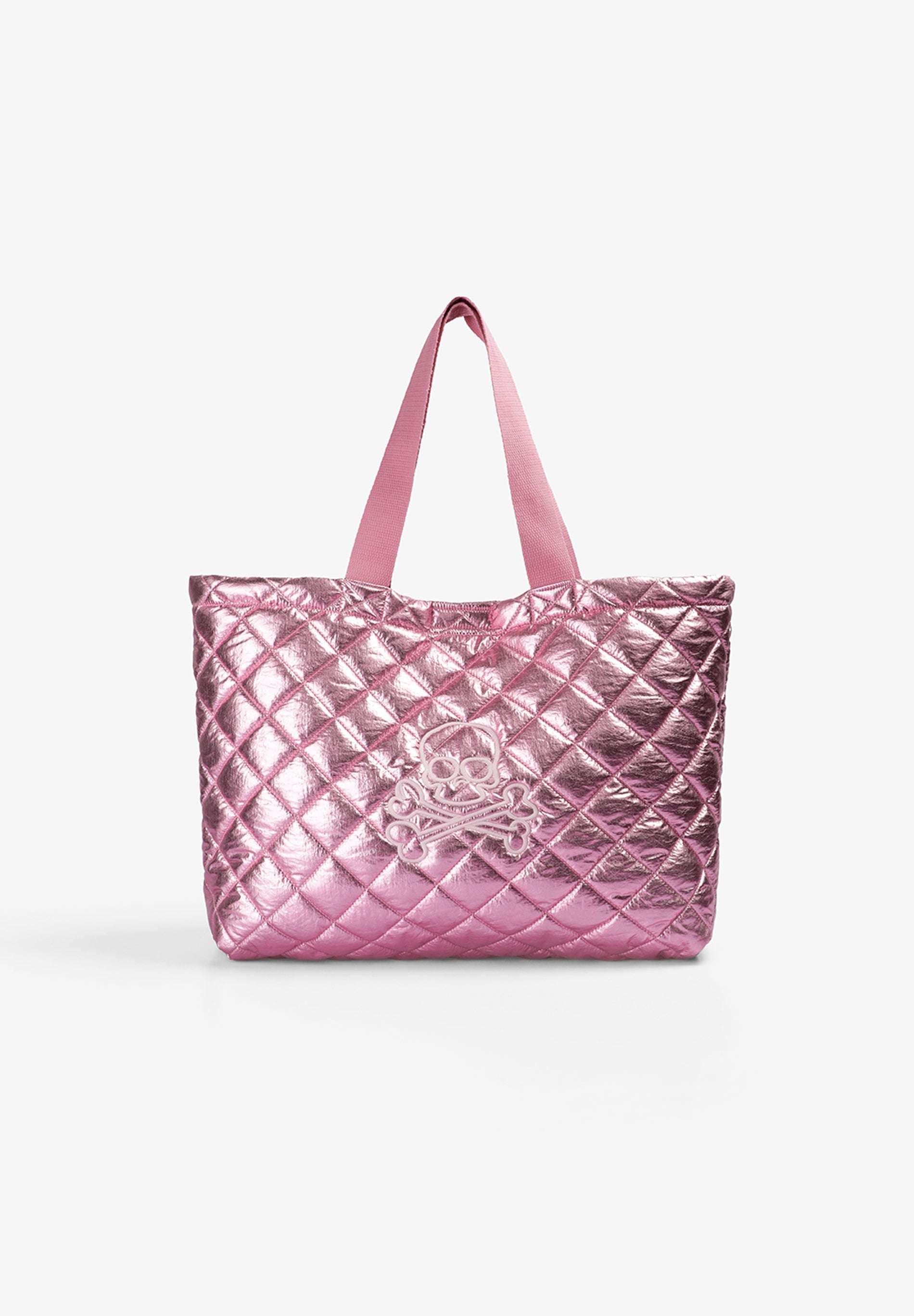 BOLSO ACOLCHADO ACABADO METALIZADO