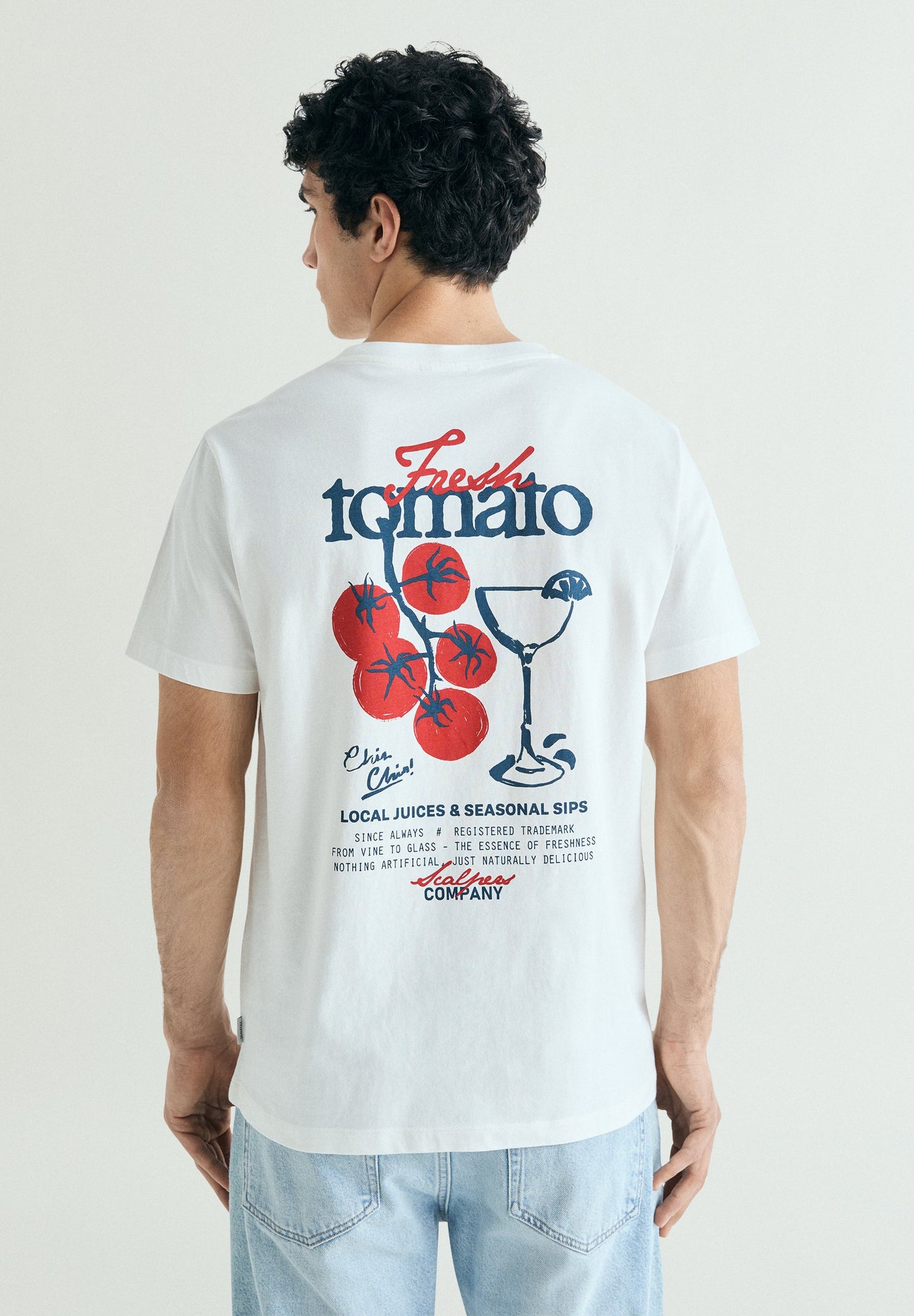 CAMISETA ESTAMPADO A CONTRASTE